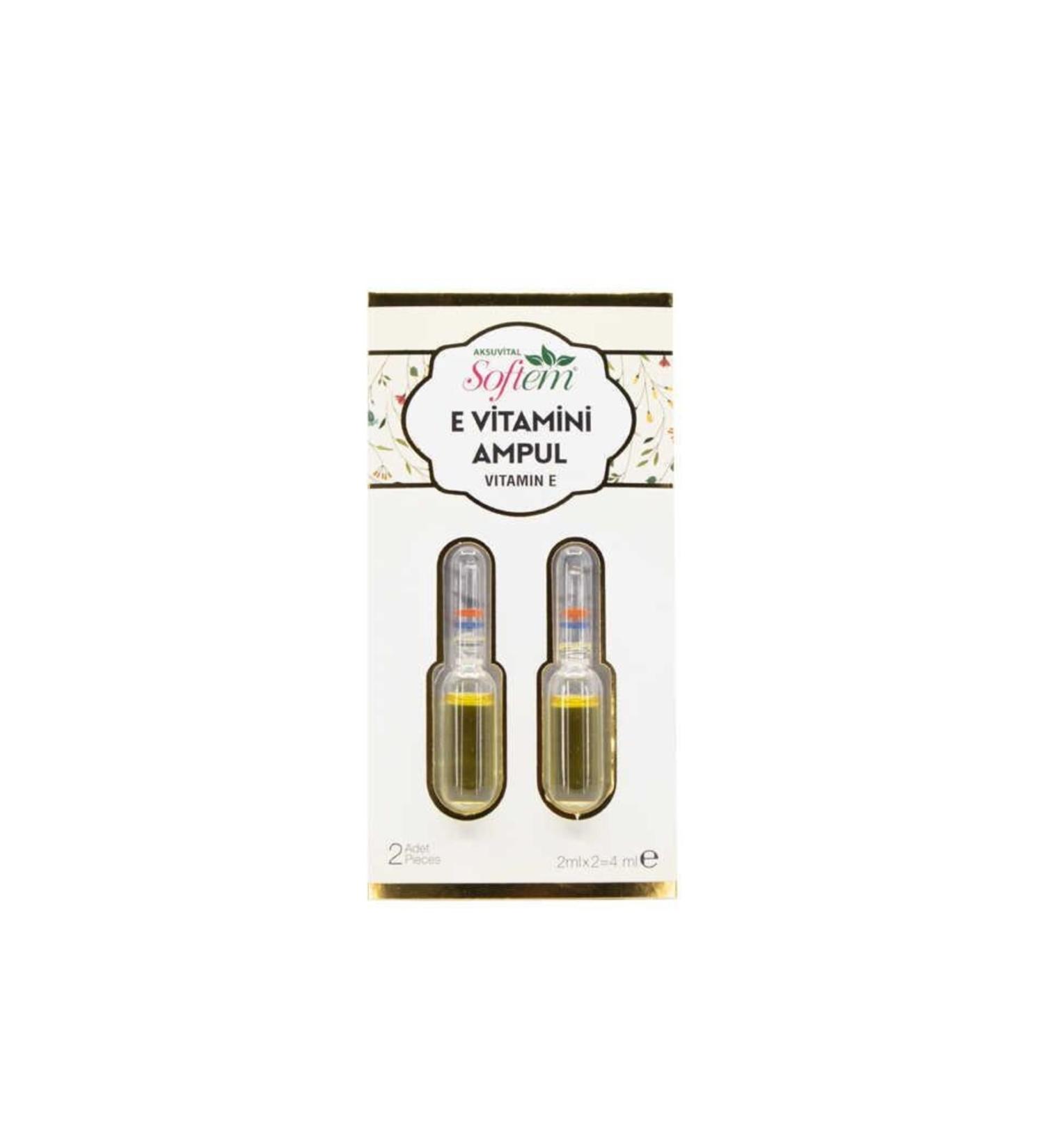 Softem Vitamin E Ampoule 2 Ml 2 Pieces