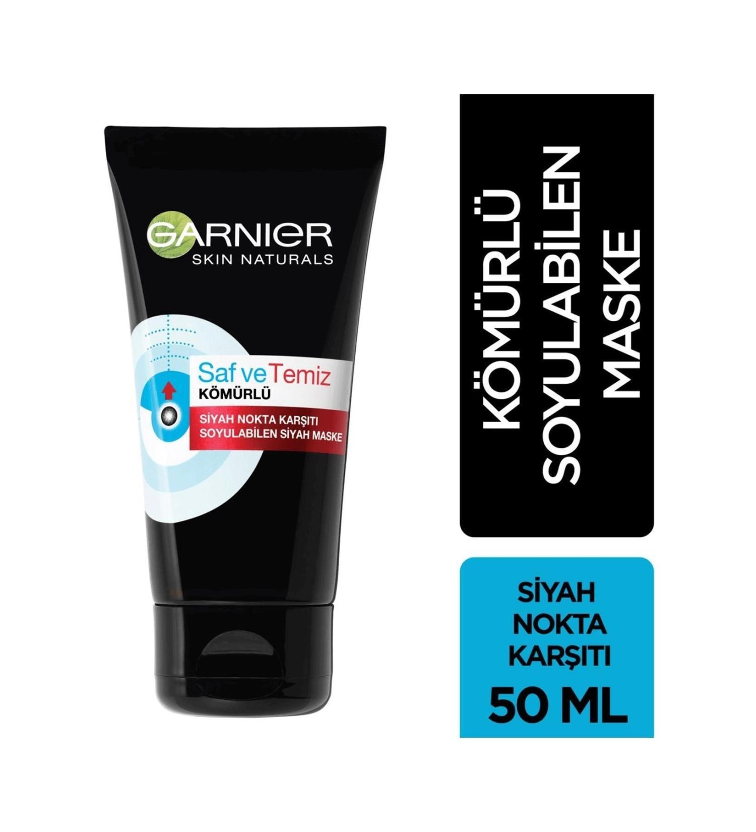 Garnier Pure & Clean Peel Off Charcoal Mask 50 Ml - Buy Online on GoSupps.com