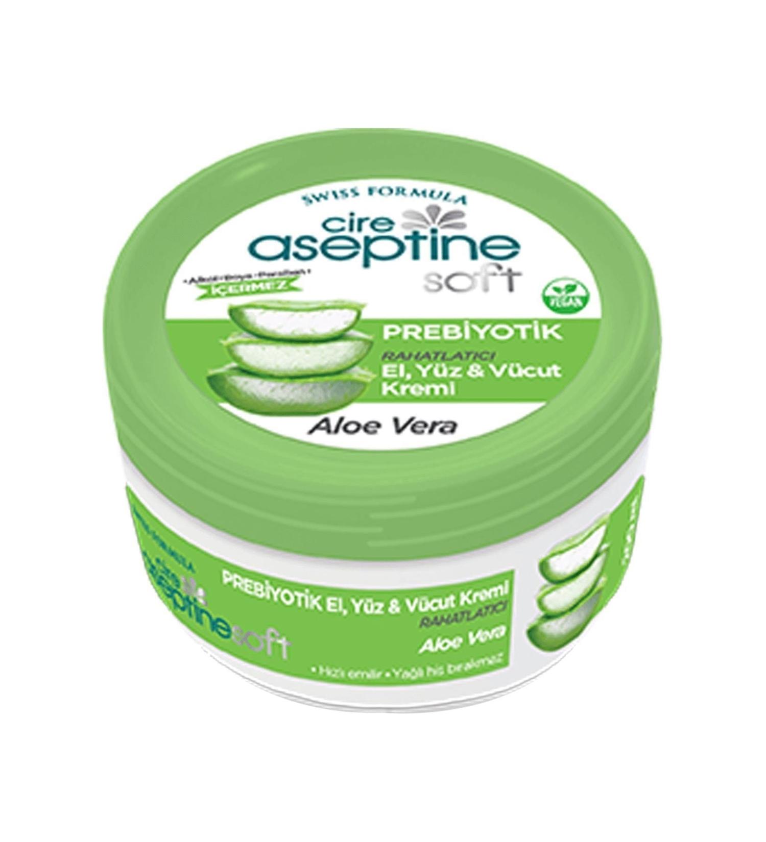 Cire Aseptine Brand: Soft Aloe Vera Extract Soothing Nourishing Prebiotic Cream 200 Ml Category: E