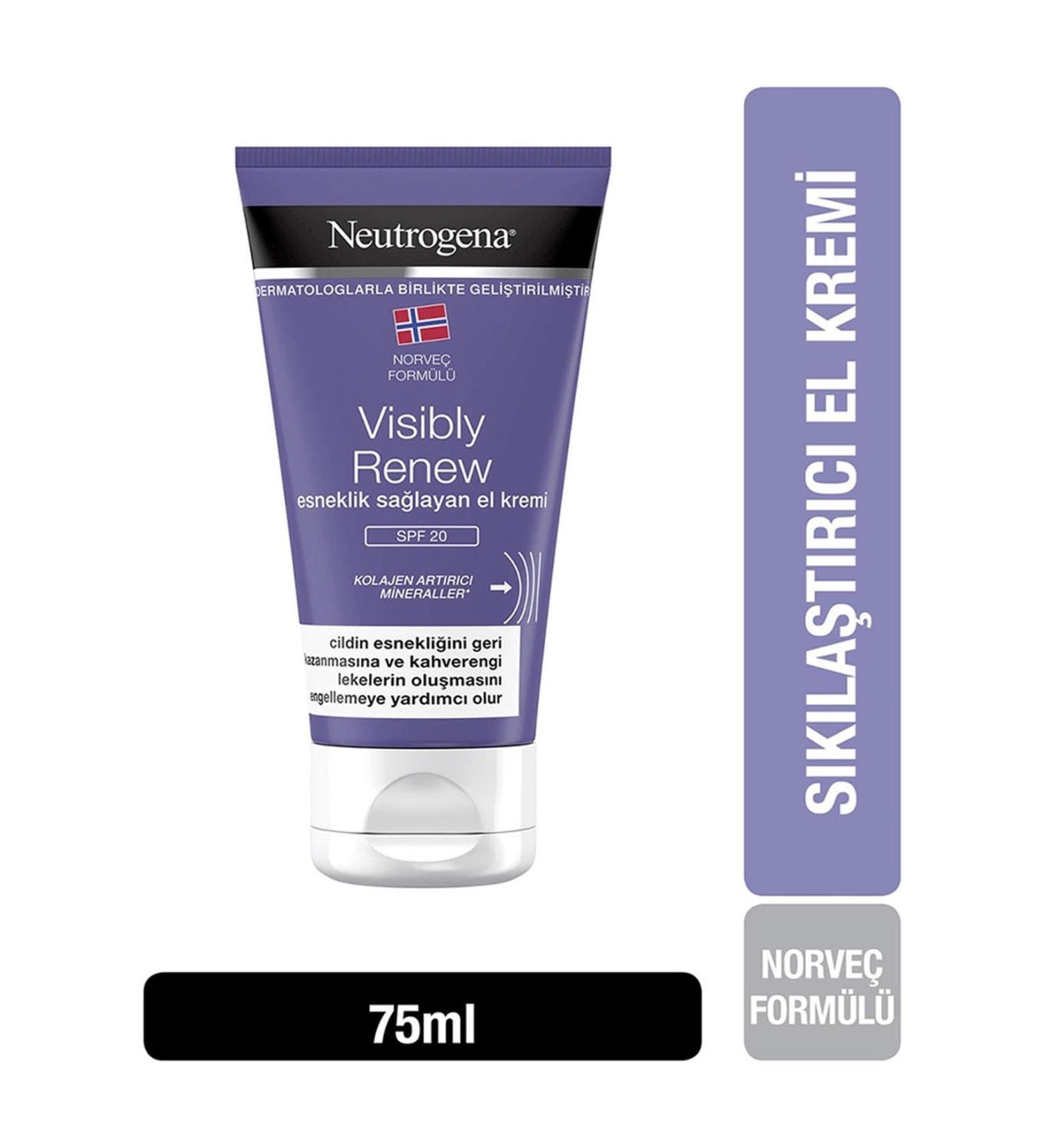 Neutrogena Visibly Spf 20 Renew El Kremi 75 ml