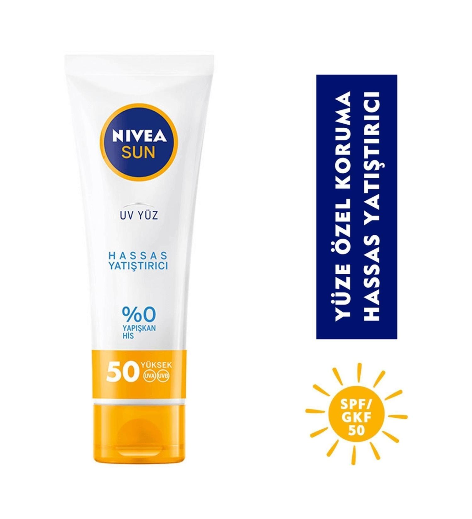 NIVEA Sun Uv Face Sensitive Soothing Spf 50 50 ml