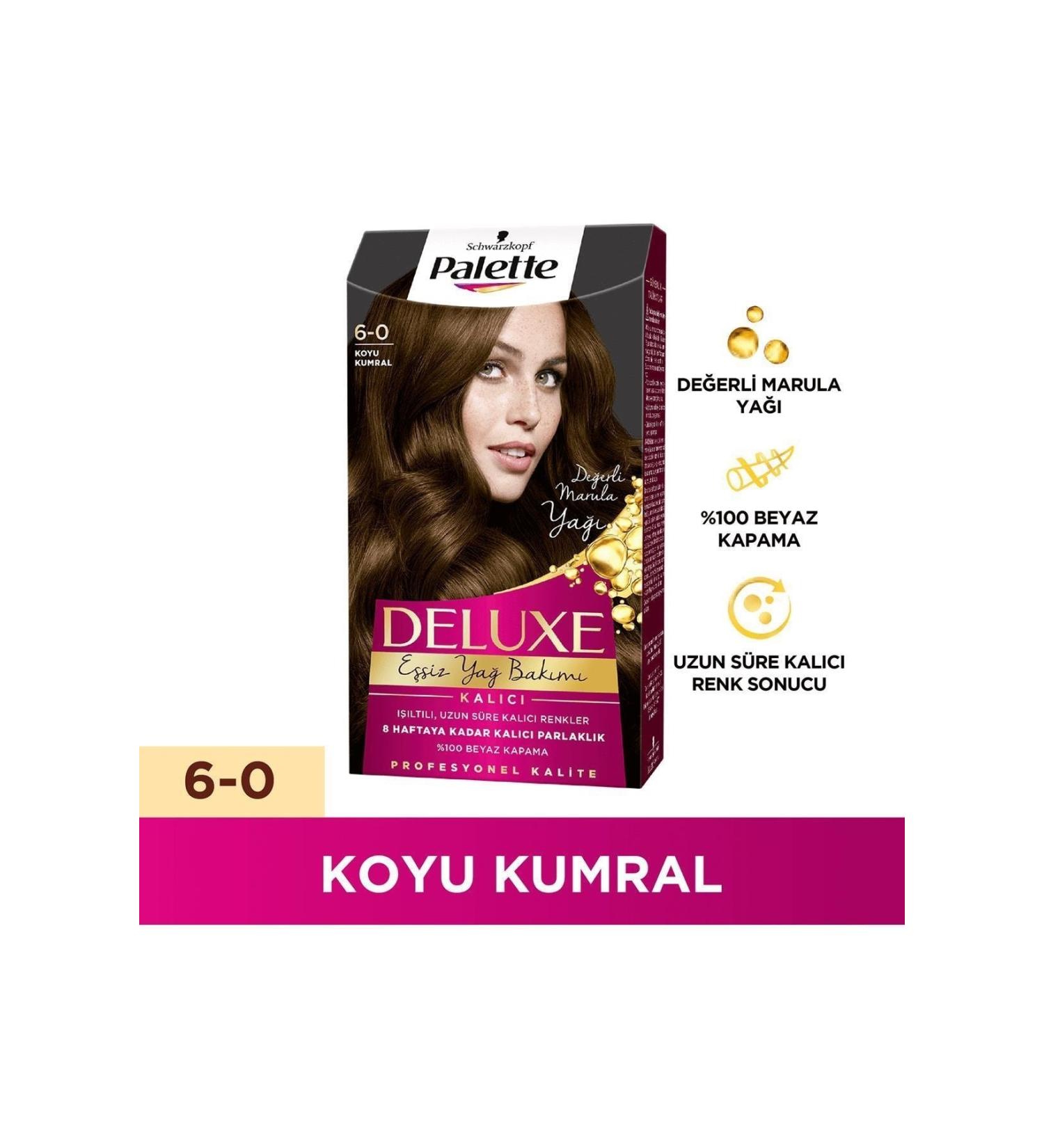 Palette Deluxe Hair Dye 6-0 Dark Blonde - Buy Online on GoSupps.com