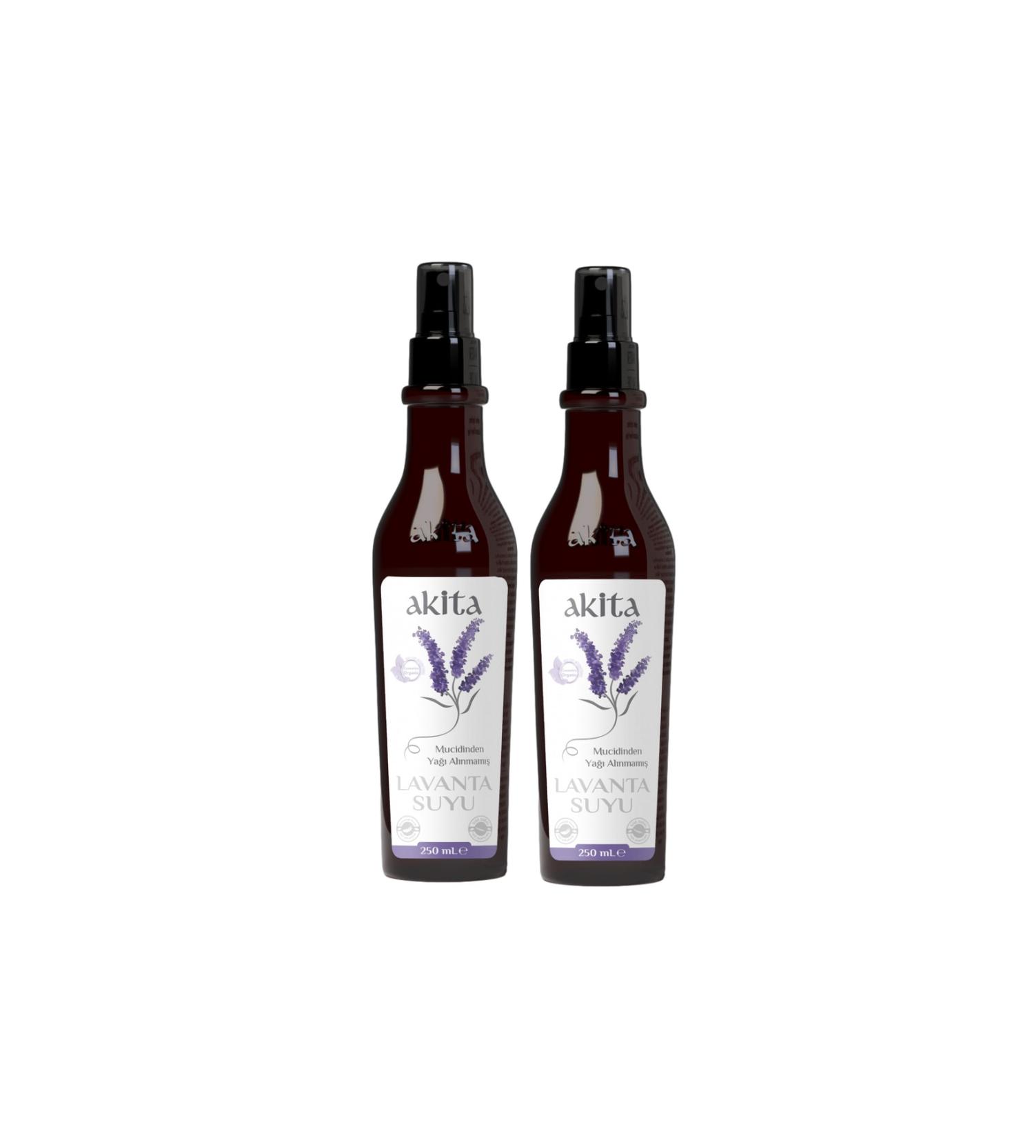 Akita %100 Natural Non-Oiled Lavender Water 2x250ml