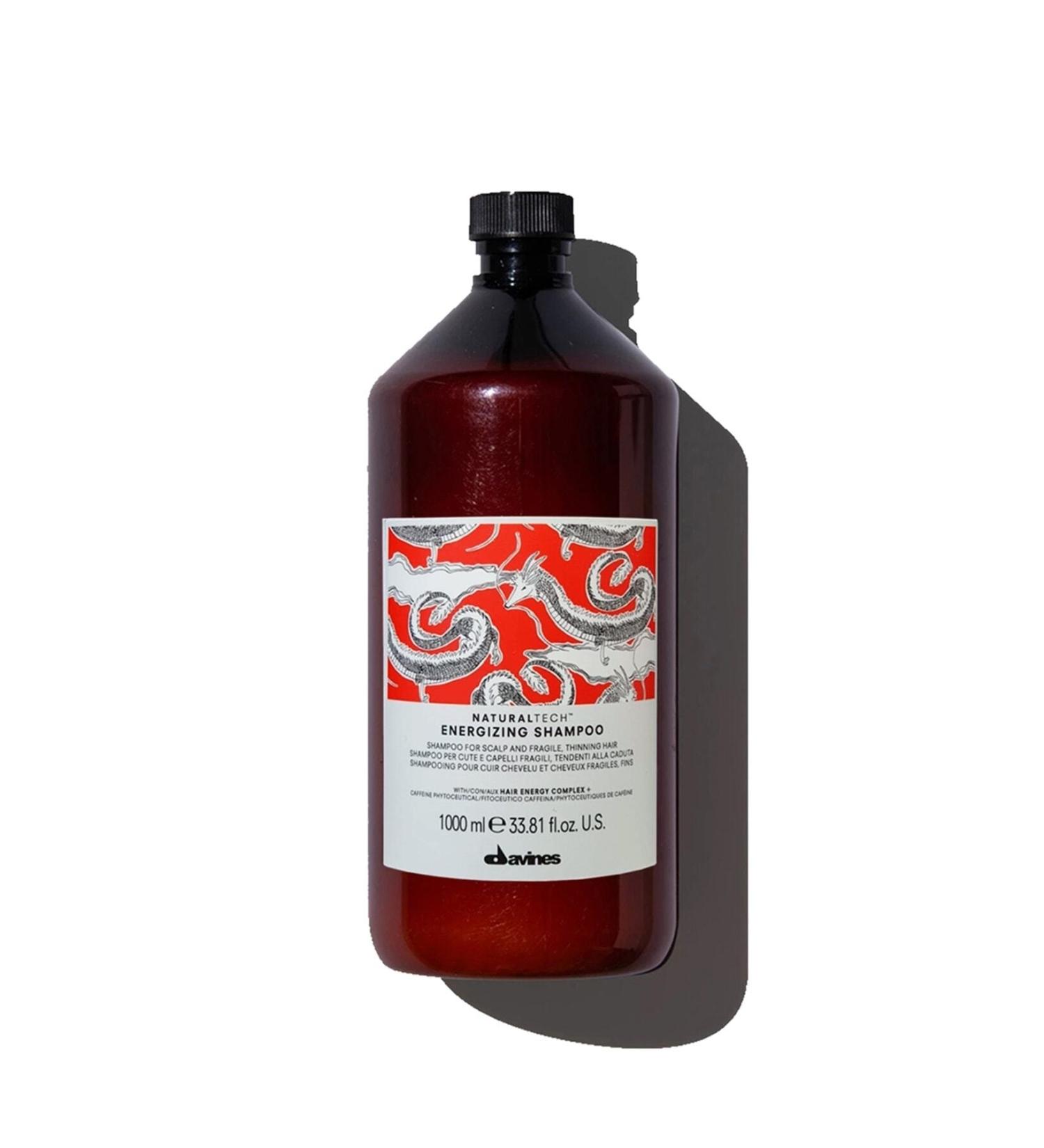 Davines Energizing Anti-Fall Shampoo 1000ml Recommended for Fine Fragile Hair Prone to Falling - Buy Online on GoSupps.com