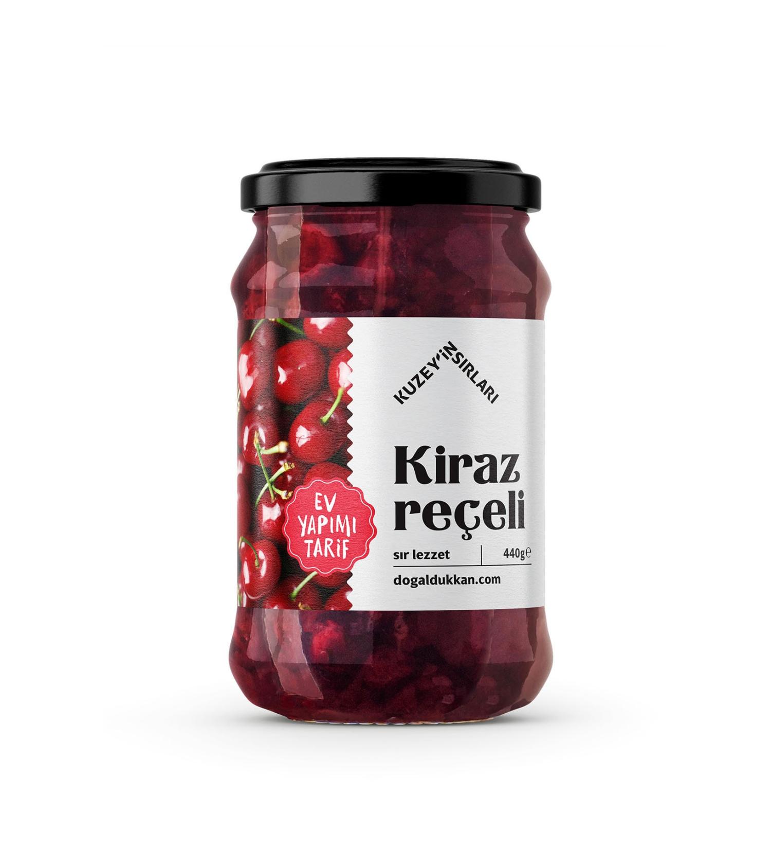 NATURAL DUKKAN Natural Cherry Jam (440 Gr) - Buy Online on GoSupps.com