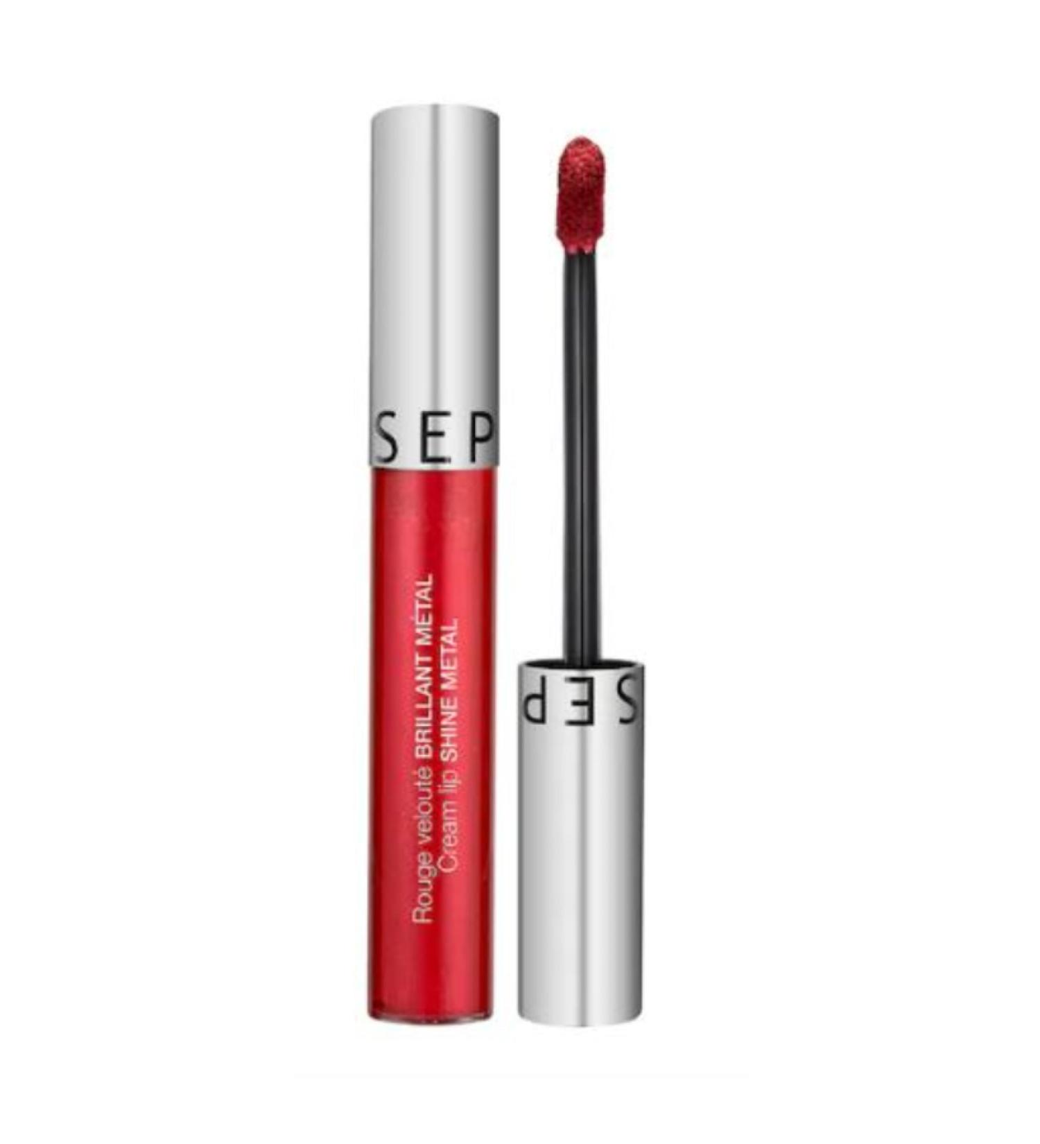 SEPHORA COLLECTION Cream Lip Shine Metal Lipstick-26 Vermillon Fusion - 5 Ml