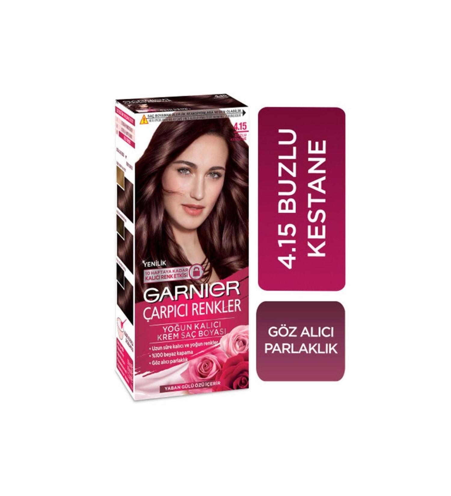 Garnier Striking Colors Paint No: 415 Frosted Chestnut