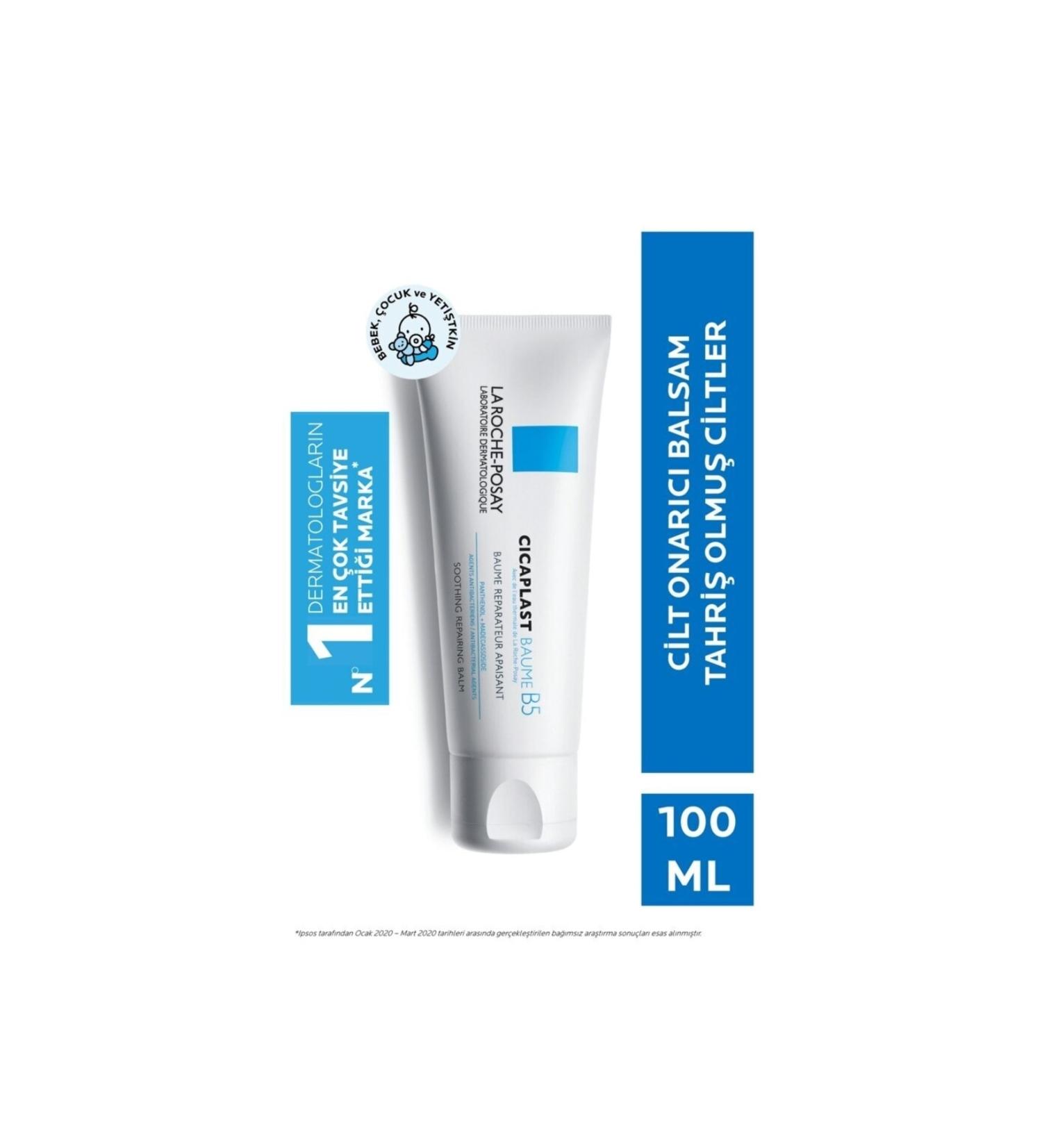 La Roche Posay Cicaplast Baume B5 100 ml Repairing Care Cream for Dry and Irritated Skin 3337872413018