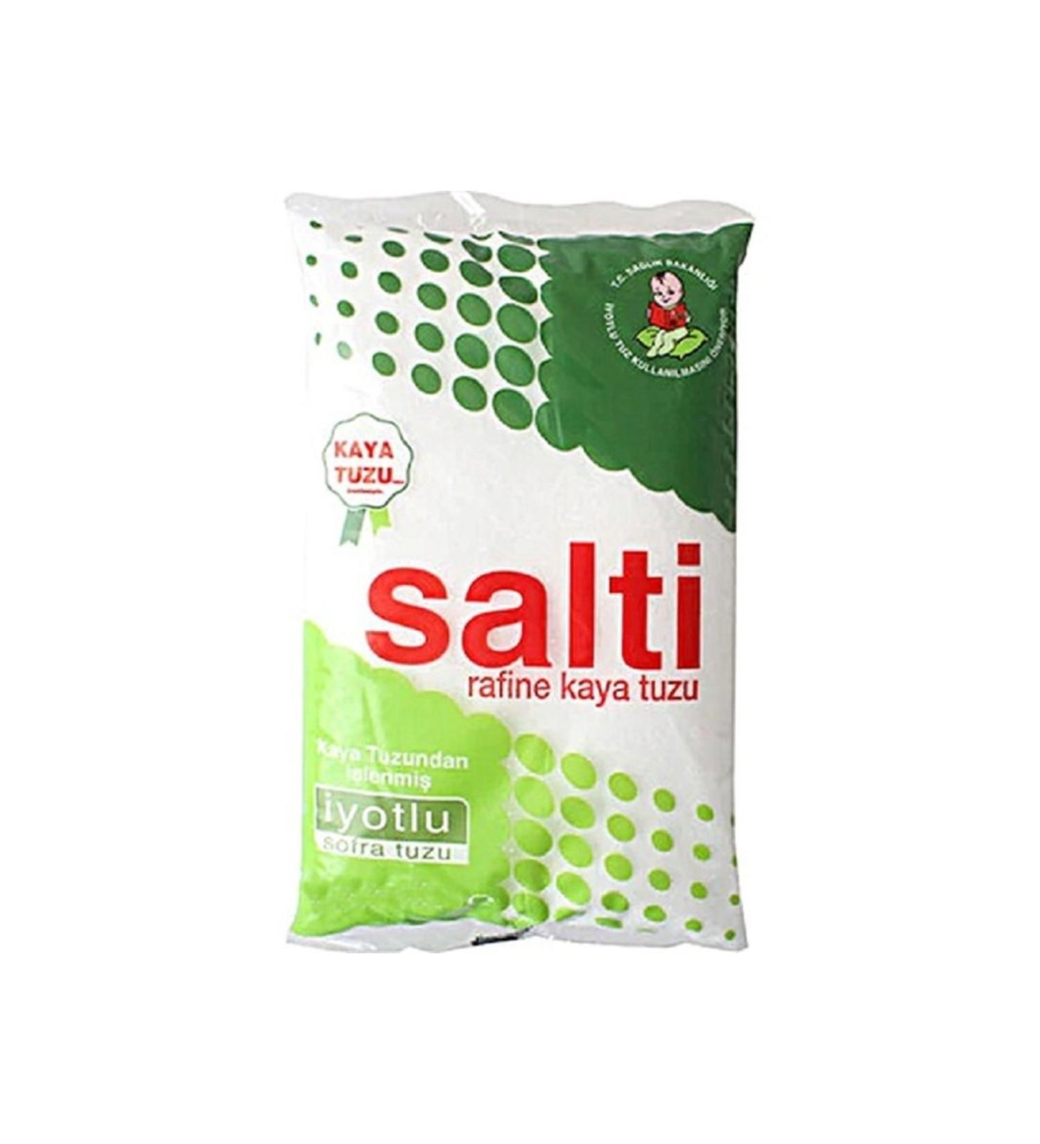 Salti 6-Piece Refined Table Salt / Iodized Rock Salt 3000gr