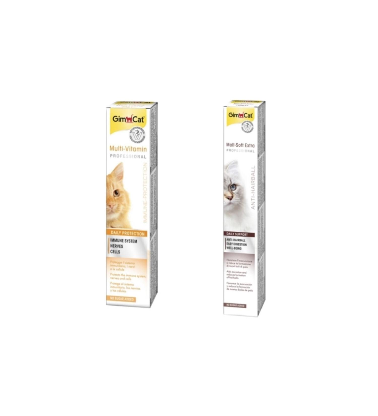 Gimcat Malt Soft Extra 20 Gr + Multi Vitamin Paste 20 Gr