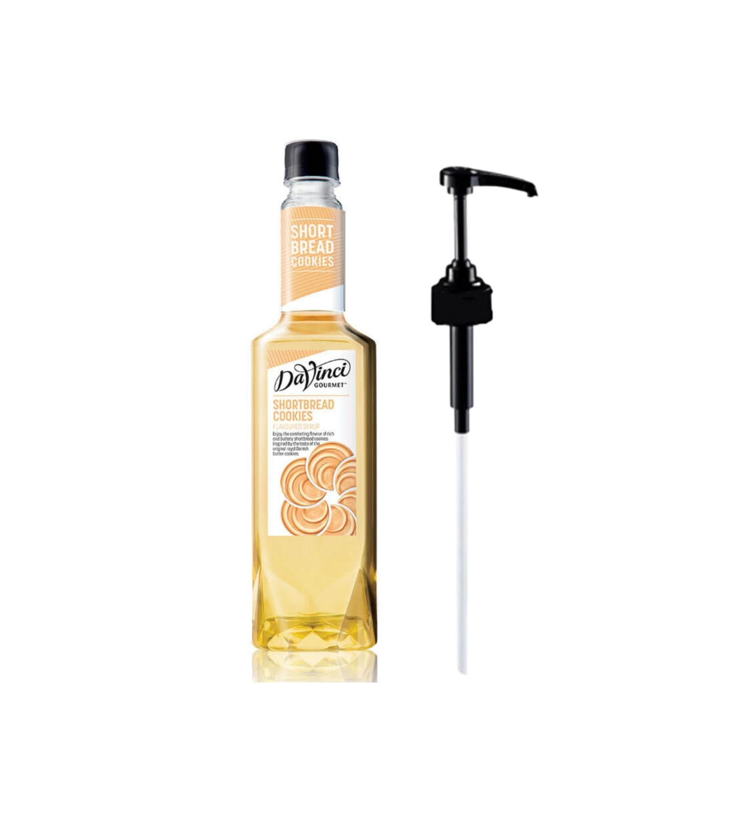 DaVinci Gourmet Shortbread Cookies 750ml With Syrup Pump