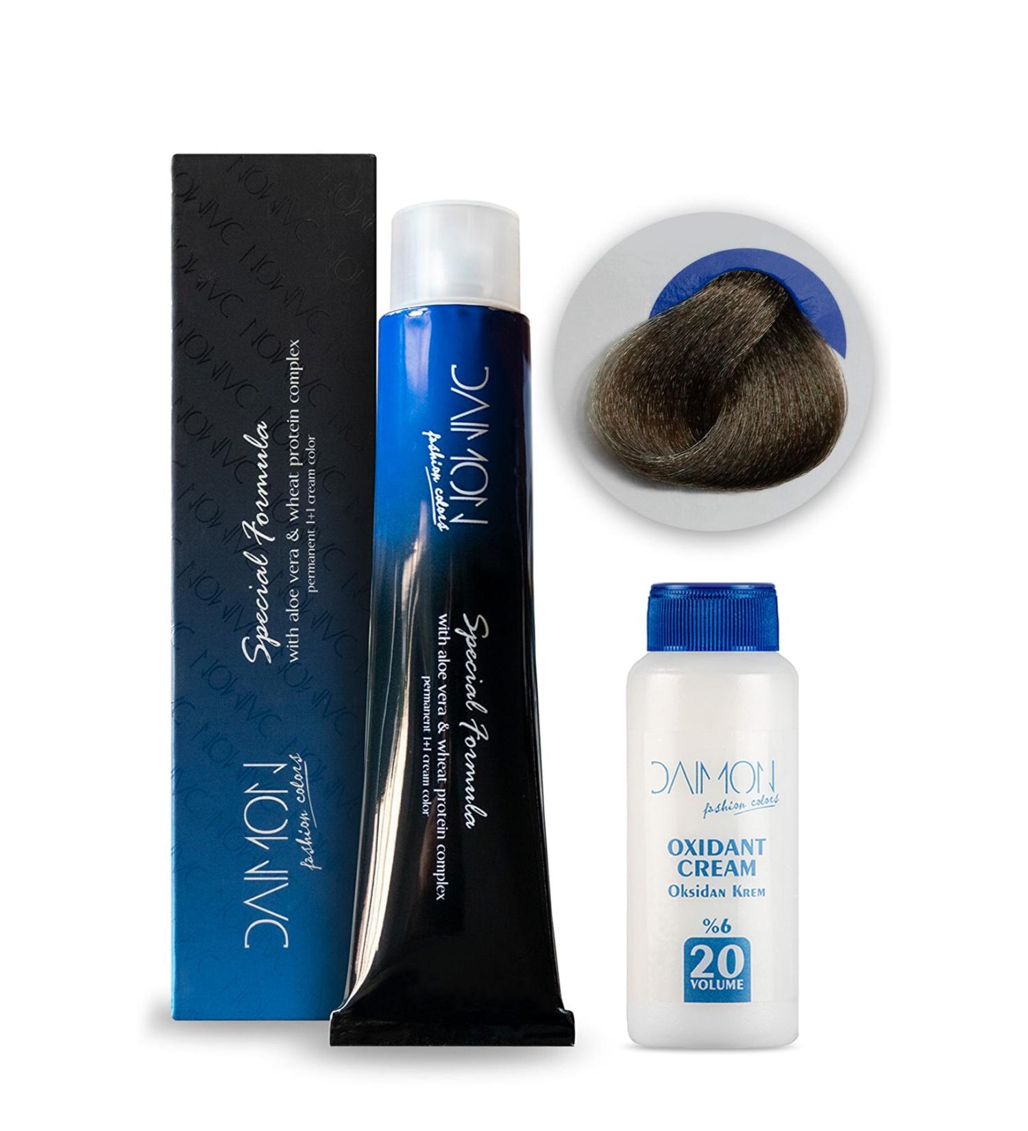 DAIMON 60 Ml 6.11 Dark Blonde Intense Ash Hair Dye