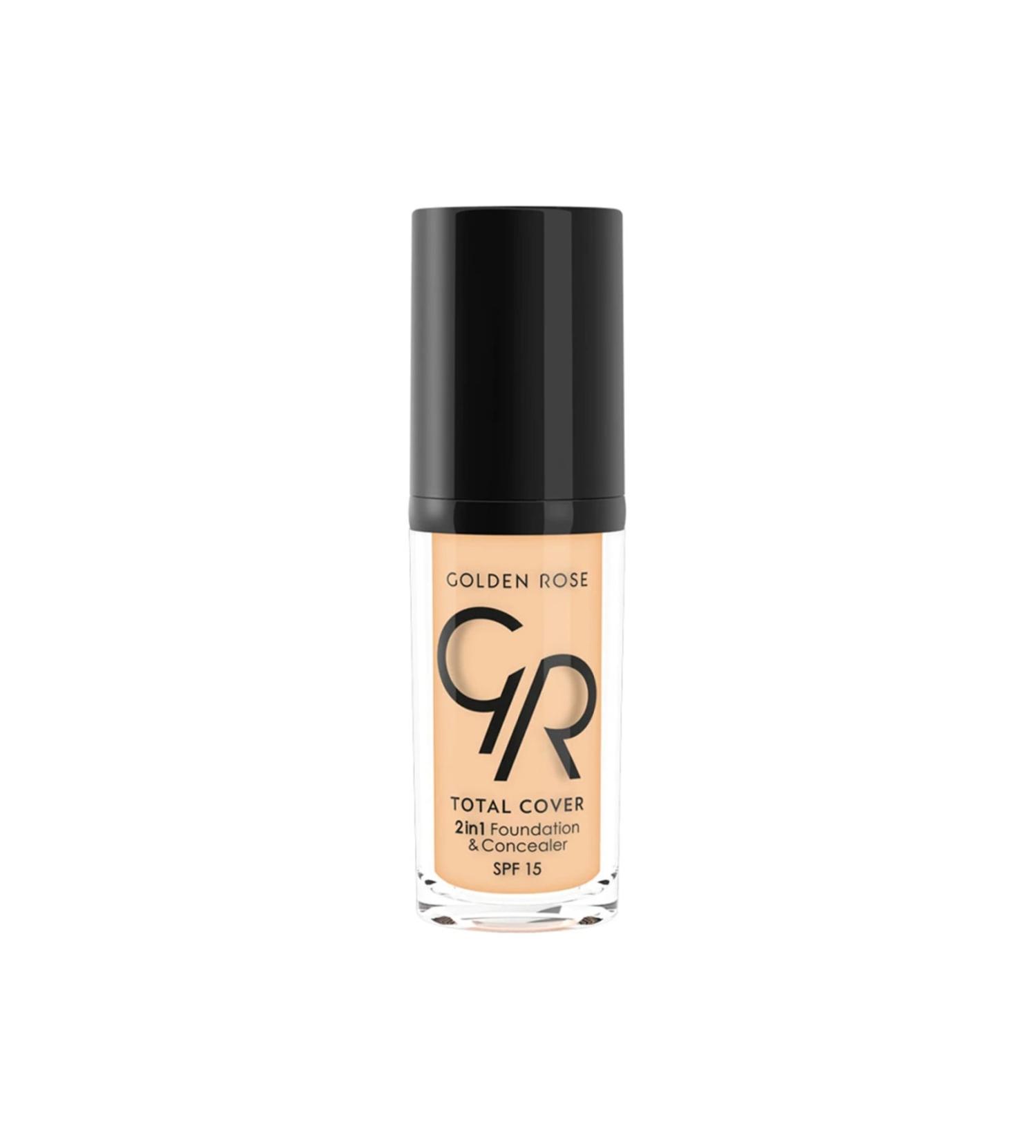 Golden Rose Total Cover 2in1 Foundation & Concealer 22
