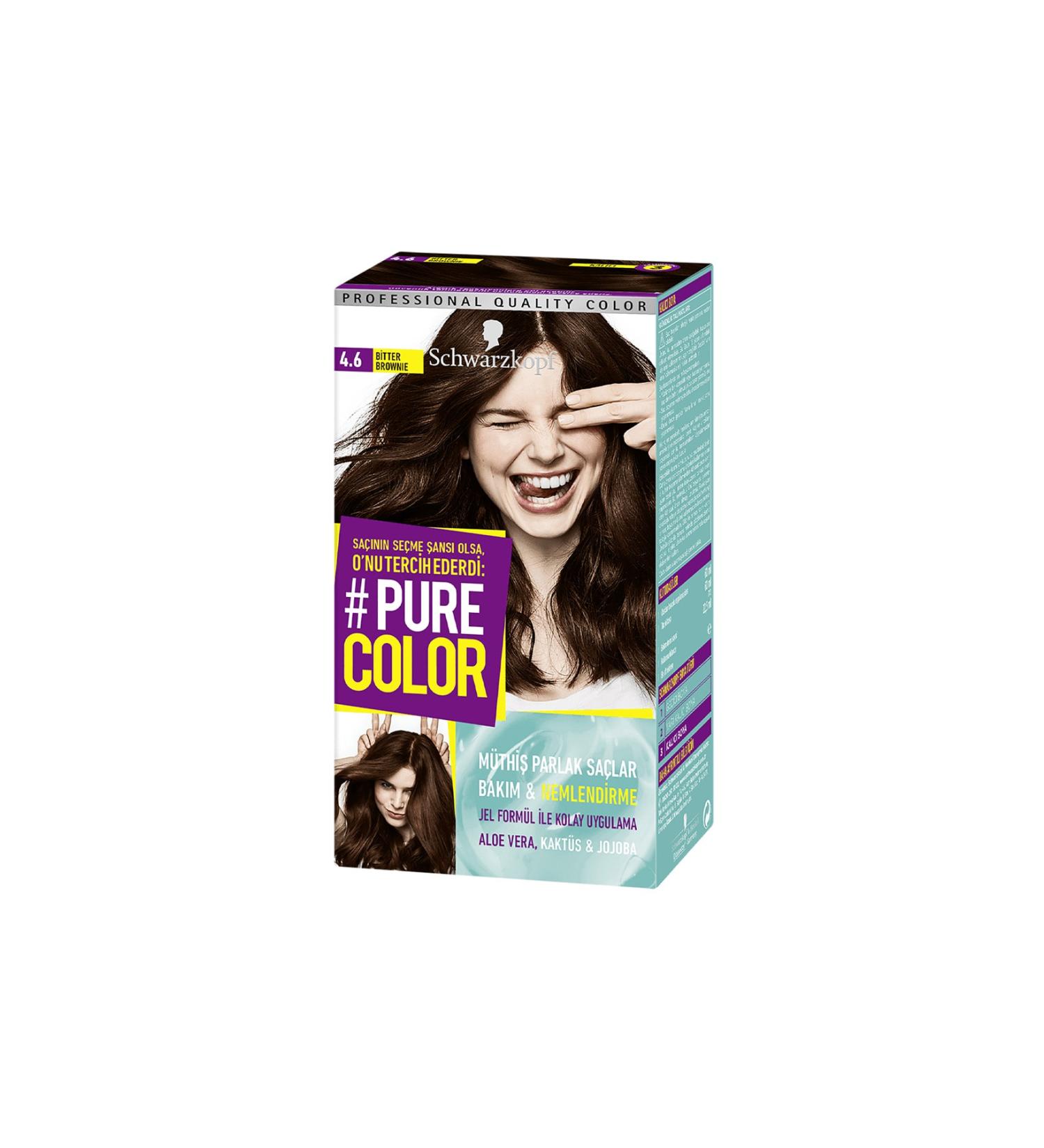 Schwarzkopf Pure Color Bitter Brownie 4-6