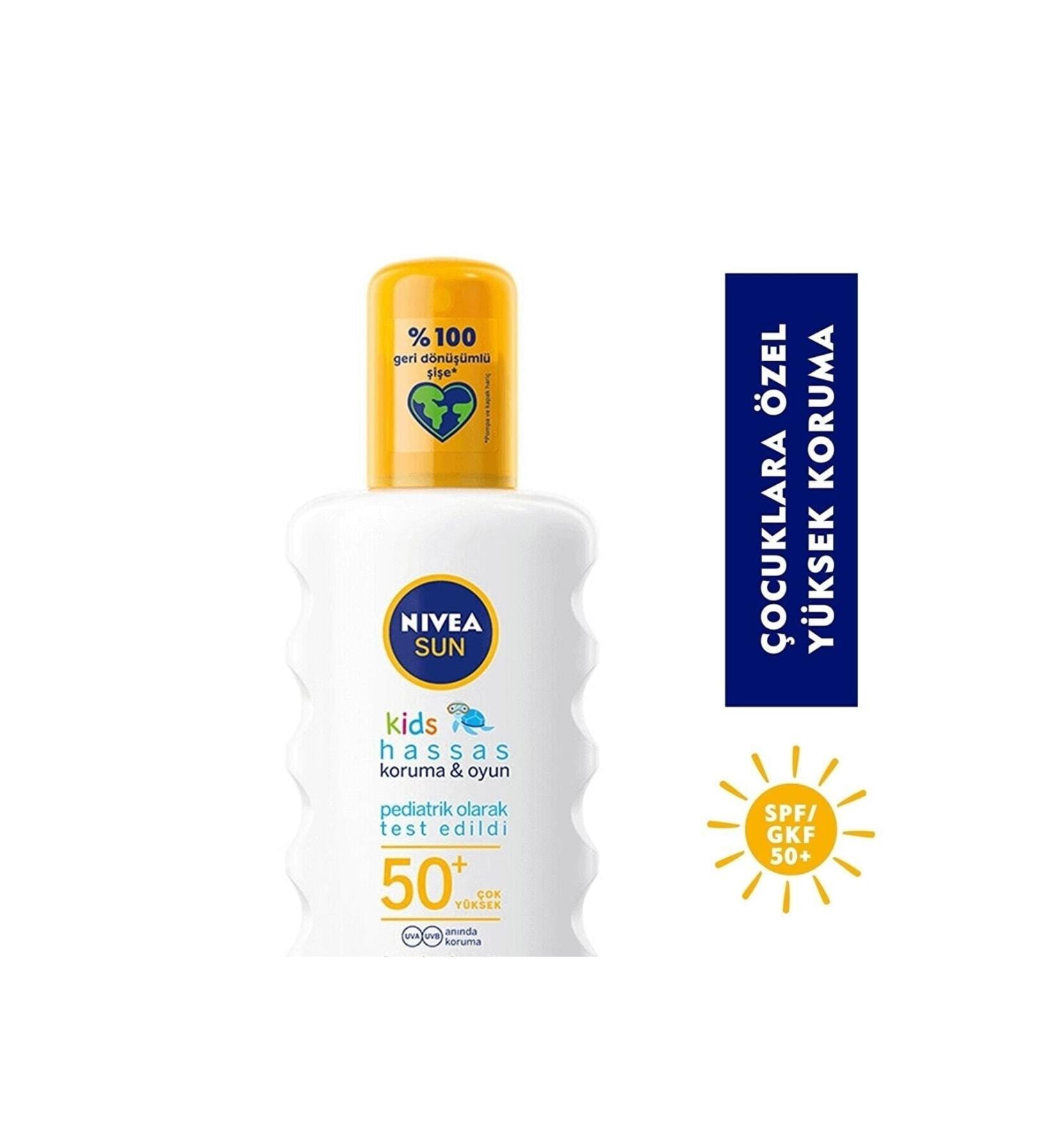 NIVEA Sun Kids Sensitive Protection & Play Sun Spray Gkf50+ 200 Ml