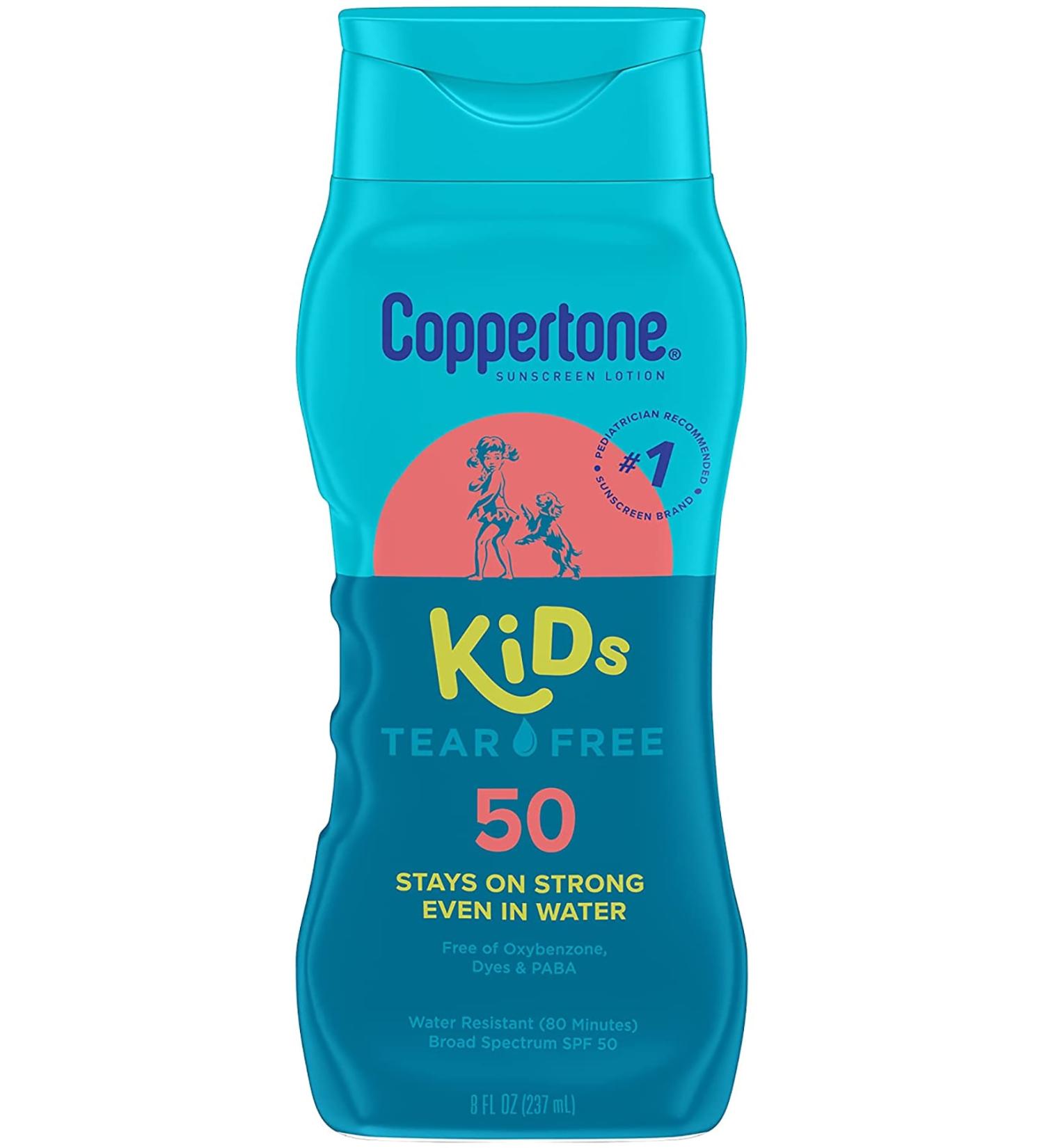 Coppertone Kids Eye-Stinging Spf50 Sunscreen Lotion 237ml