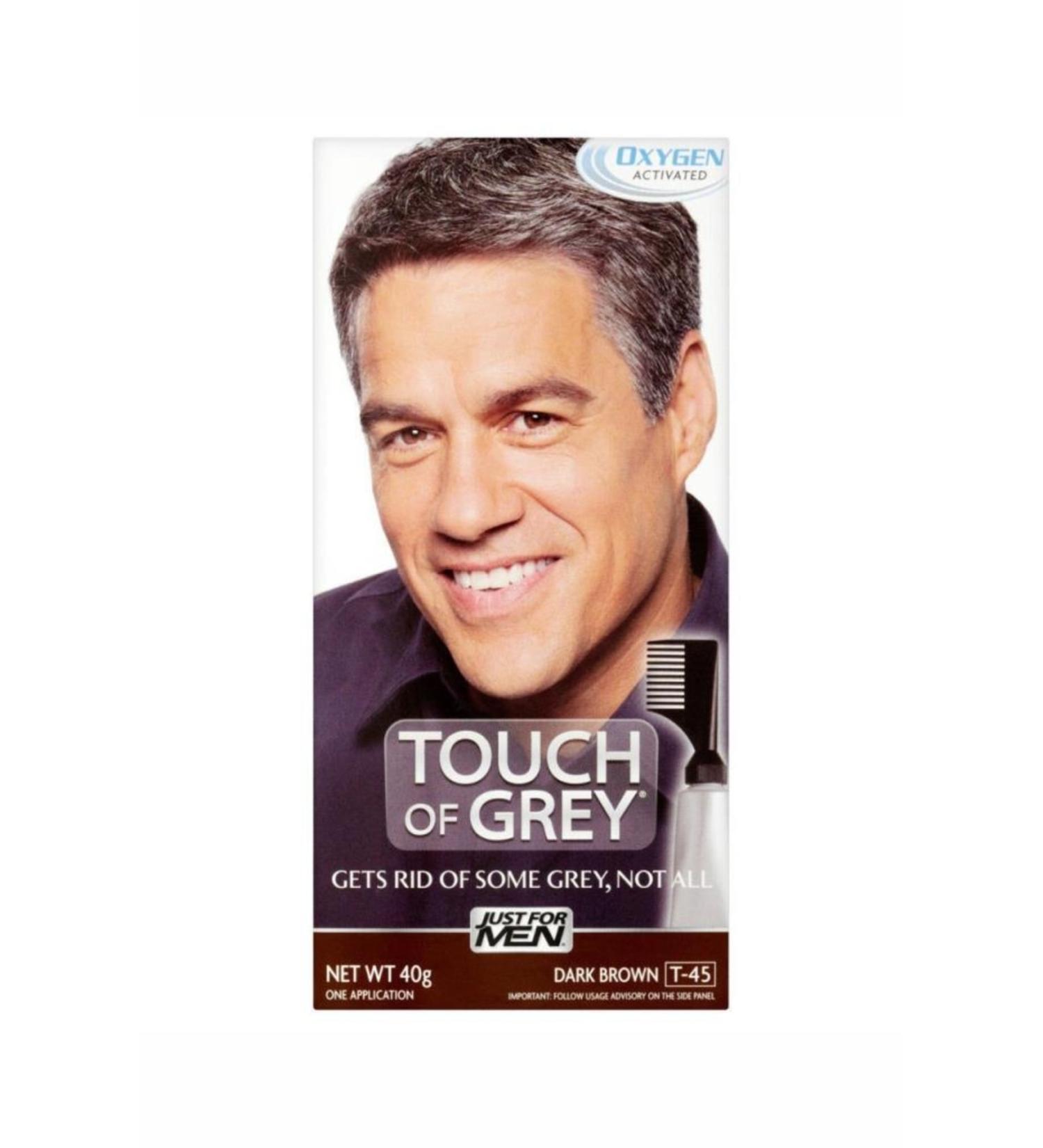 Just For Men Touch Of Grey Dark Brown Hair Dye T-45