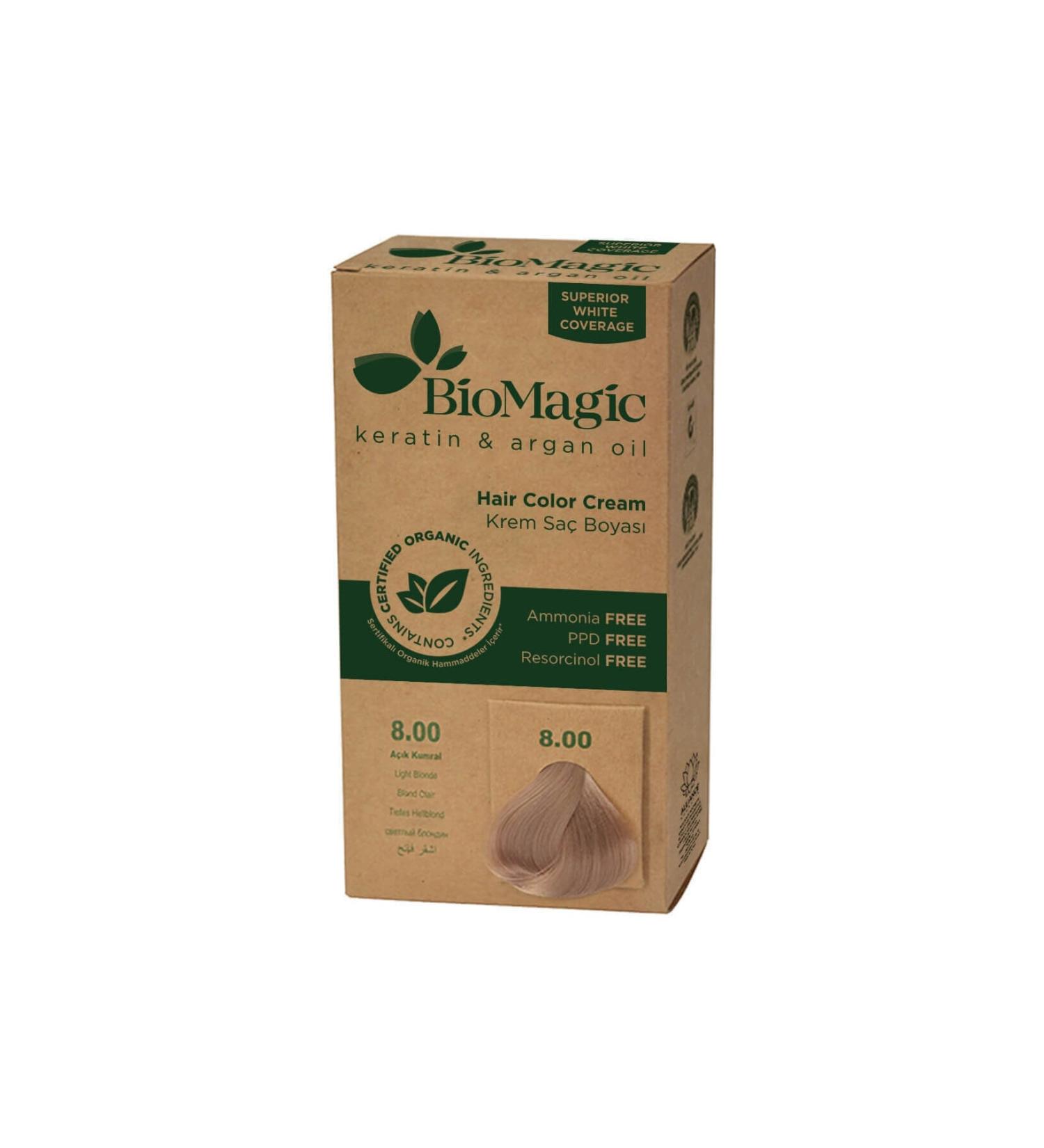 BioMagic Hair Dye Light Blonde No: 8.00