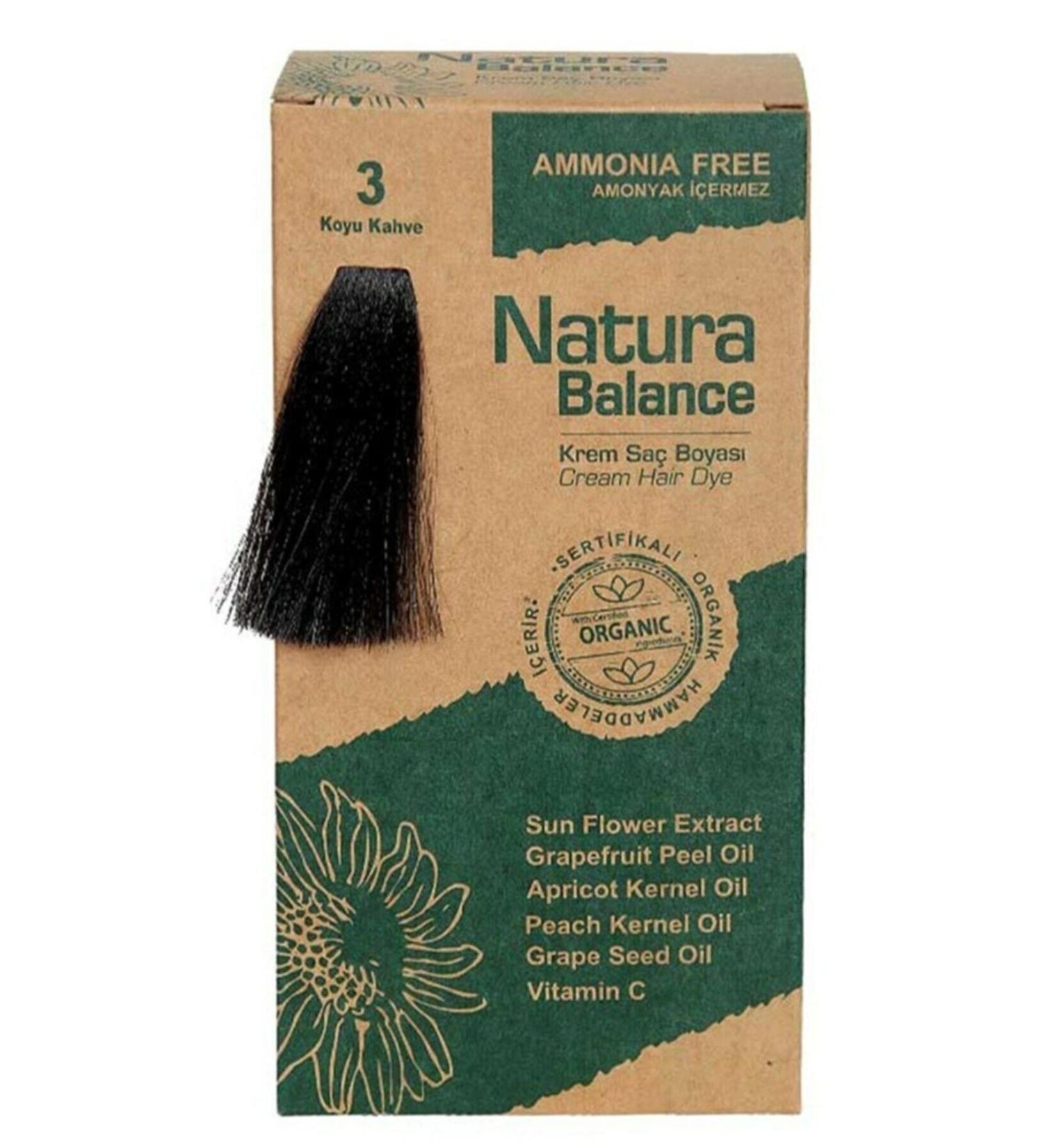 NATURABALANCE Natura Balance Dark Brown Cream Hair Dye