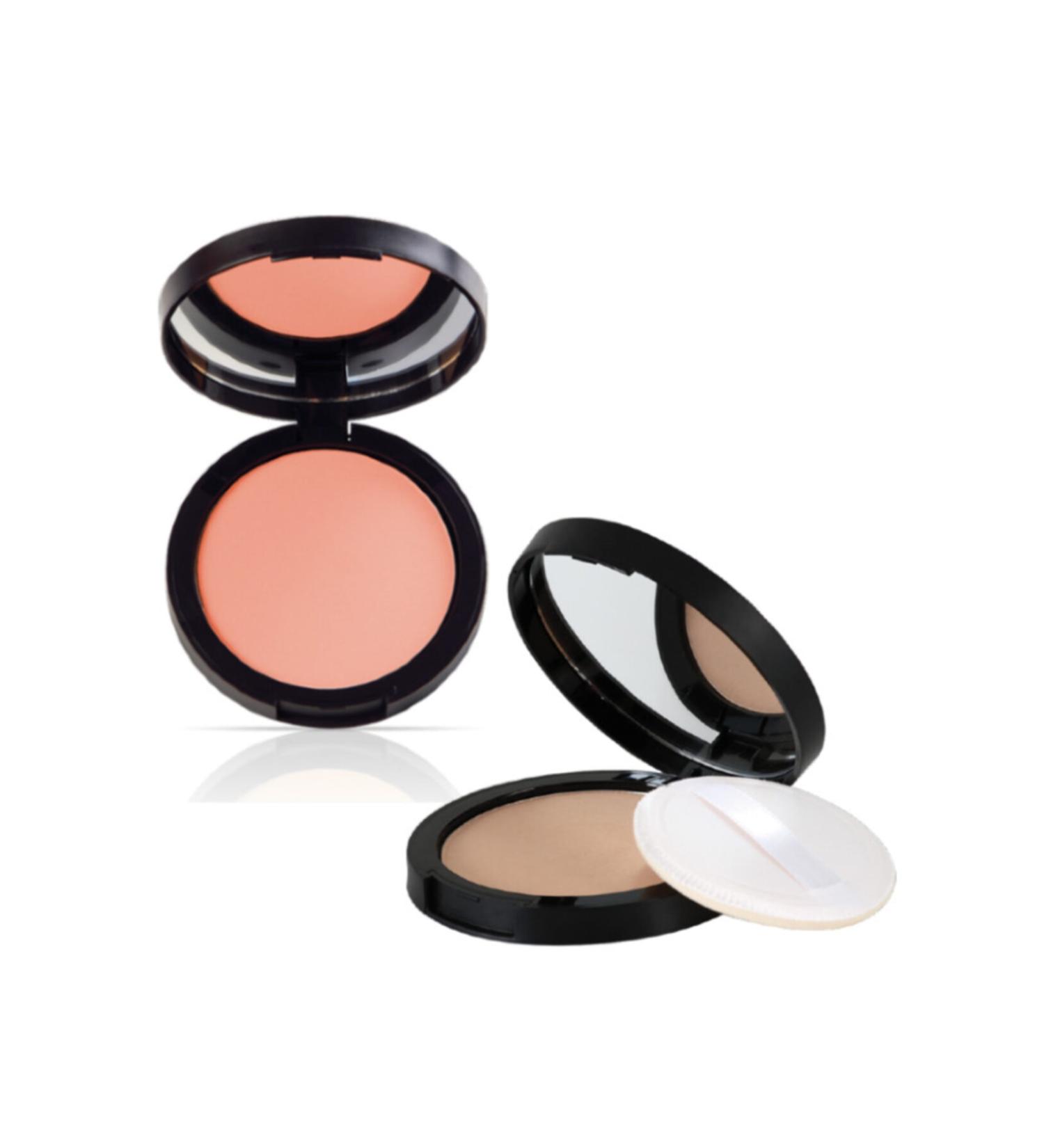 Huncalife Color Illusion Blush Peach + Powder Caramel - Makeup Set