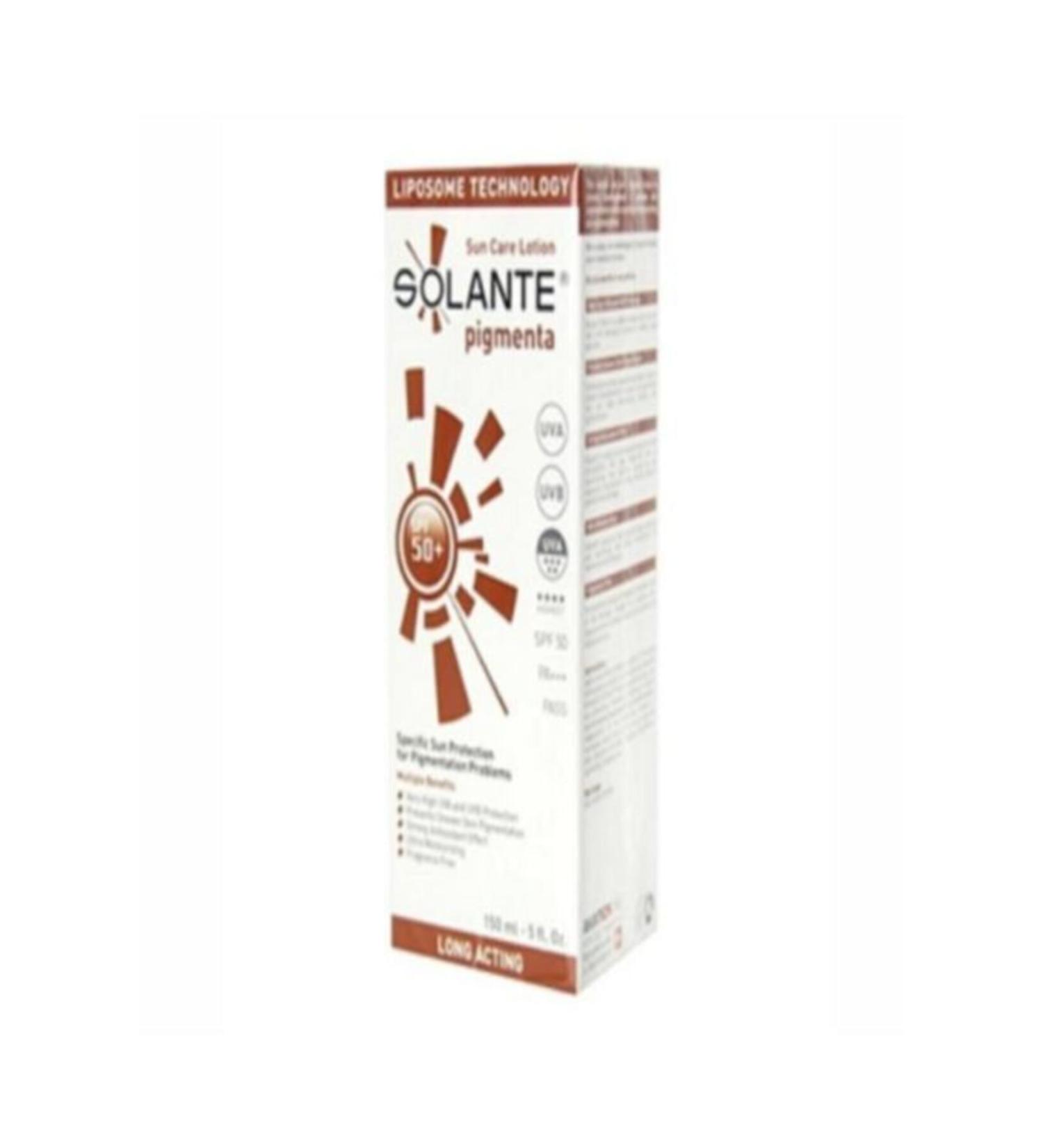 Solante Pigmenta Sunscreen Lotion 150ml Spf50