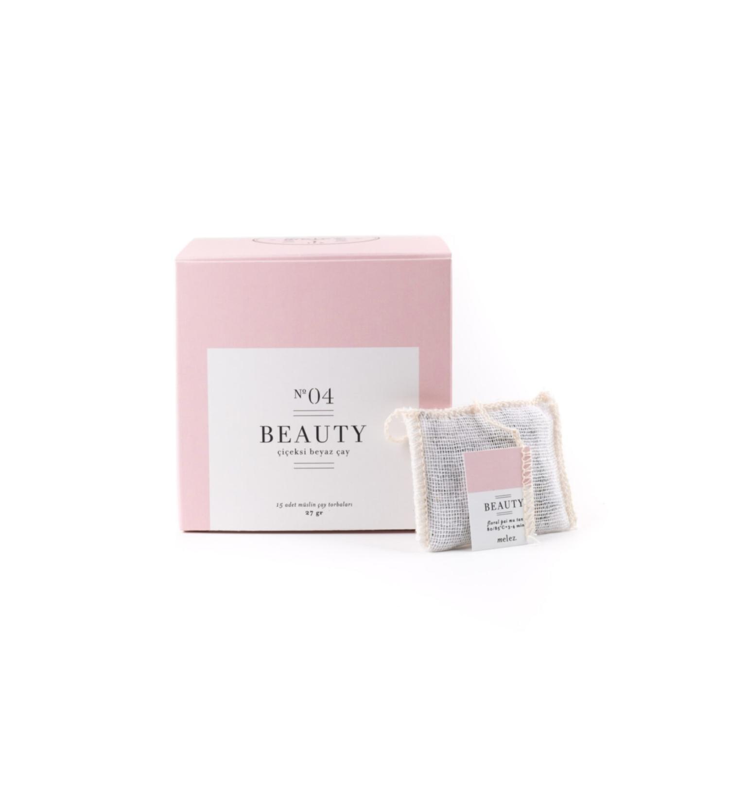 Melez Tea Beauty 15 Tea Bag Box - Floral White Tea