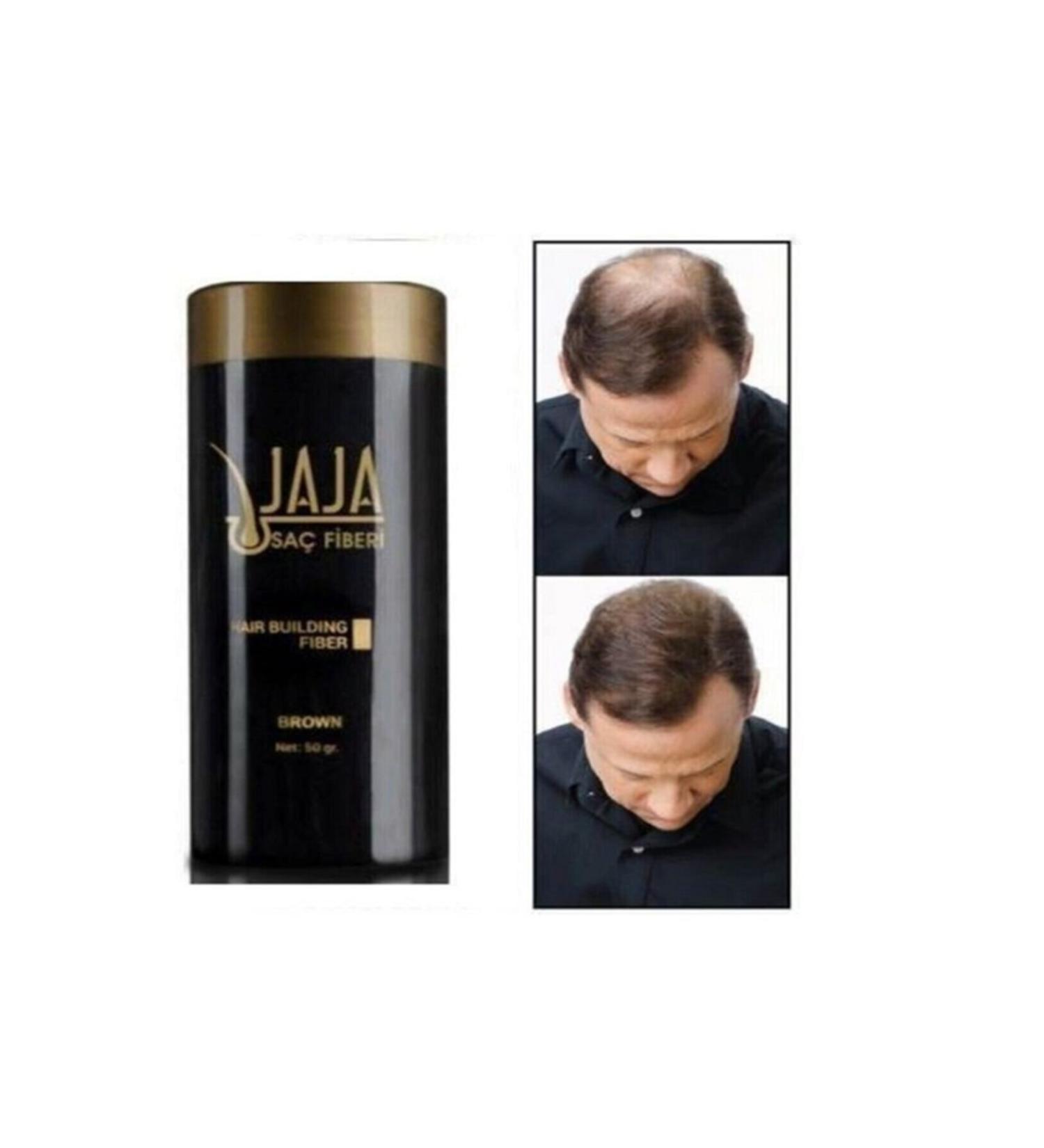 Jaja Jaja Fibers Hair Thickener Topik 50 Gr Hair Concealer Black Black - Buy Online on GoSupps.com