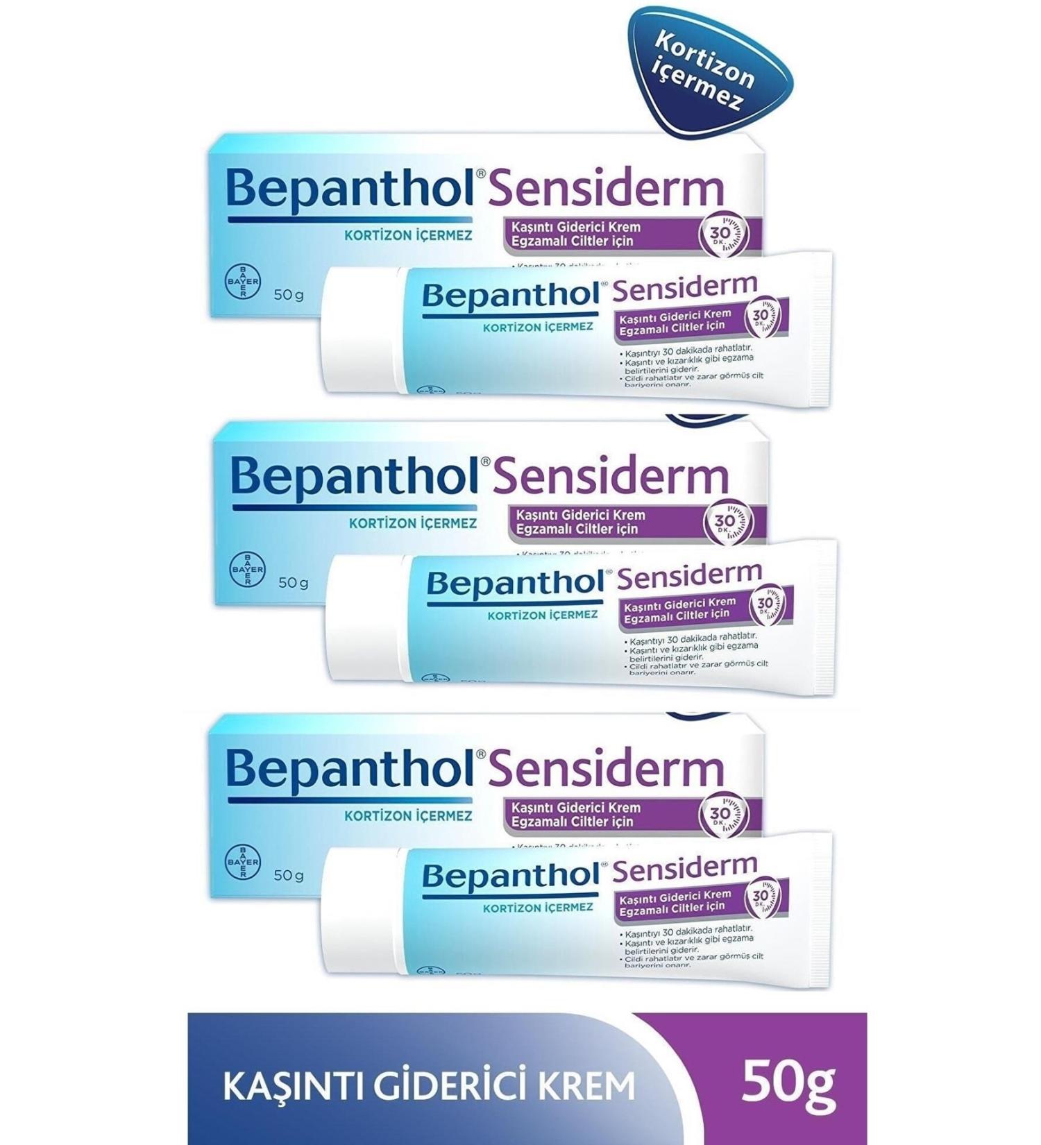 Bepanthol Sensiderm Cream 50 Gr 3 Pieces - Buy Online on GoSupps.com