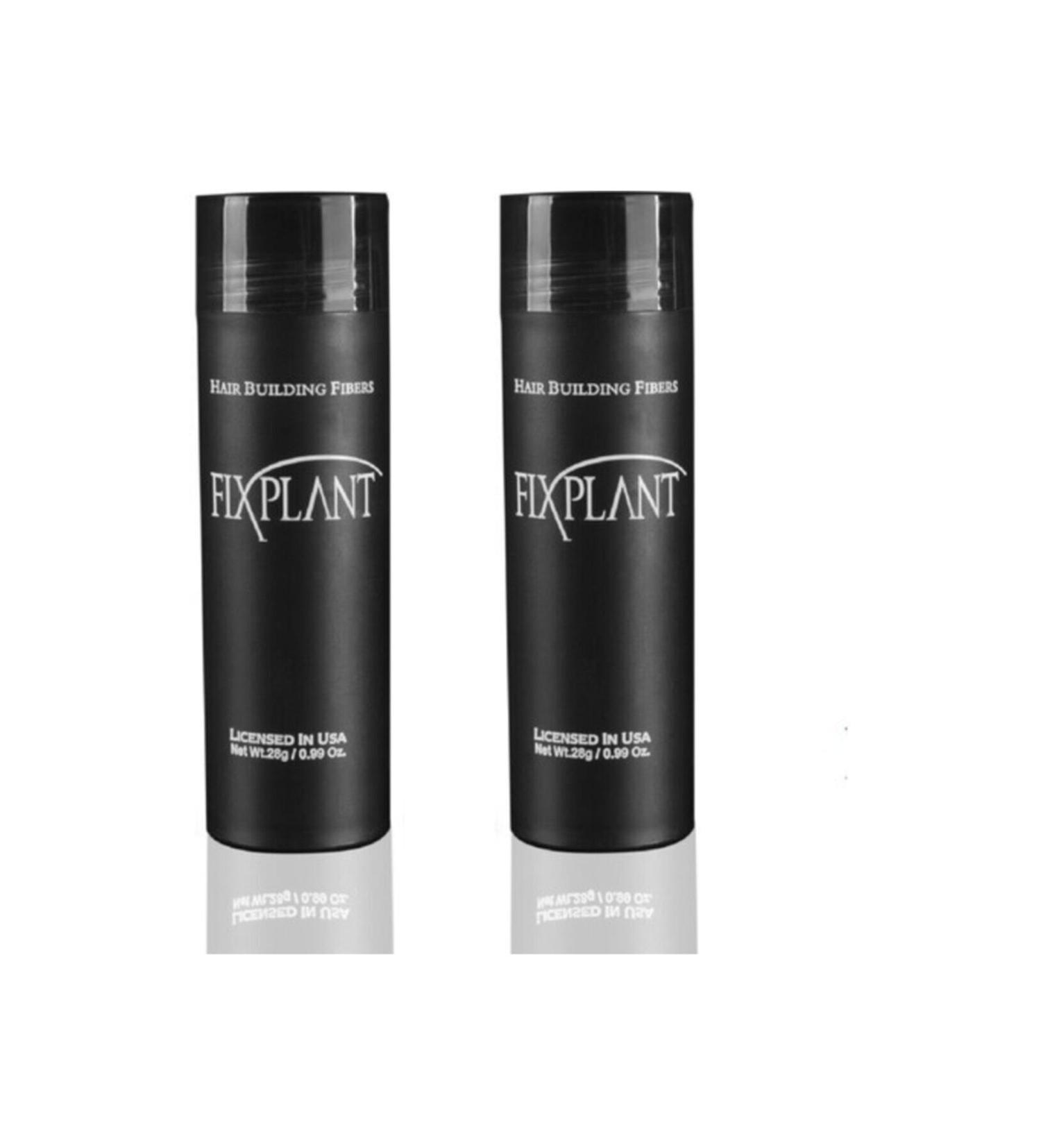 FIXPLANT 2 Bottles 56 gr Medium Brown Hair Thickening Powder