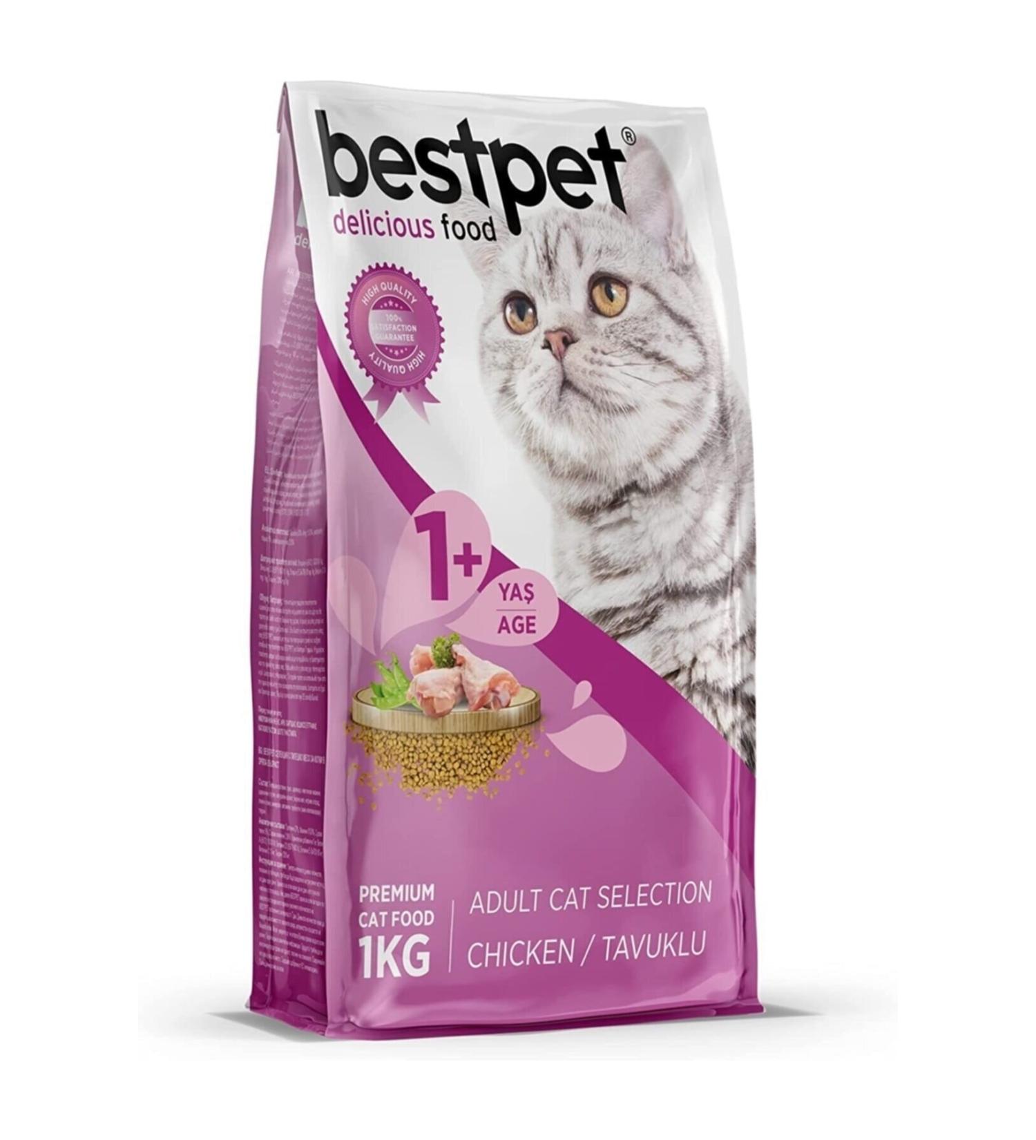 Bestpet Selection Chicken Adult Cat Food 1 kg