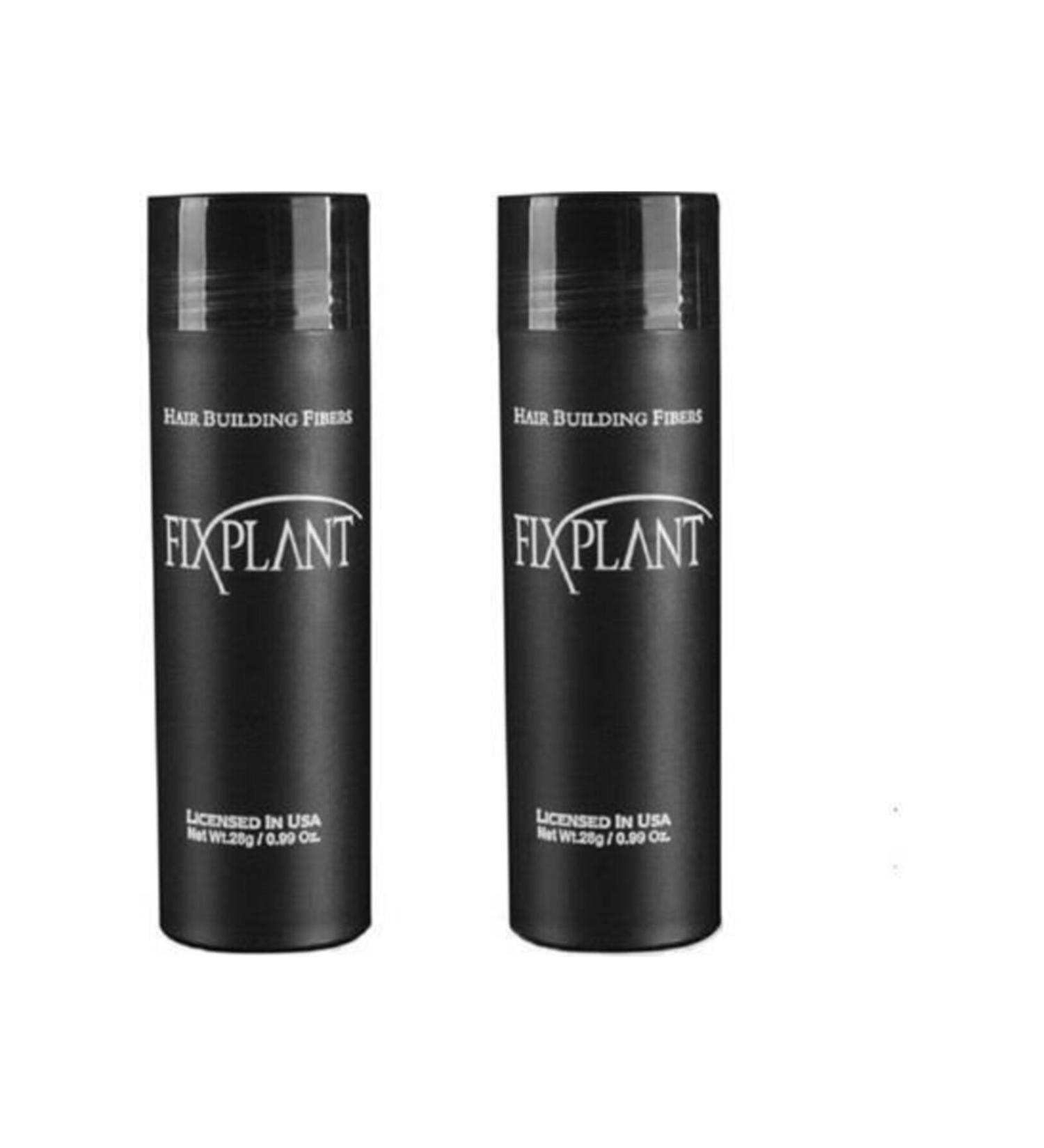 FIXPLANT 2 Bottles 56 gr Hair Powder Fiber - Medium Brown