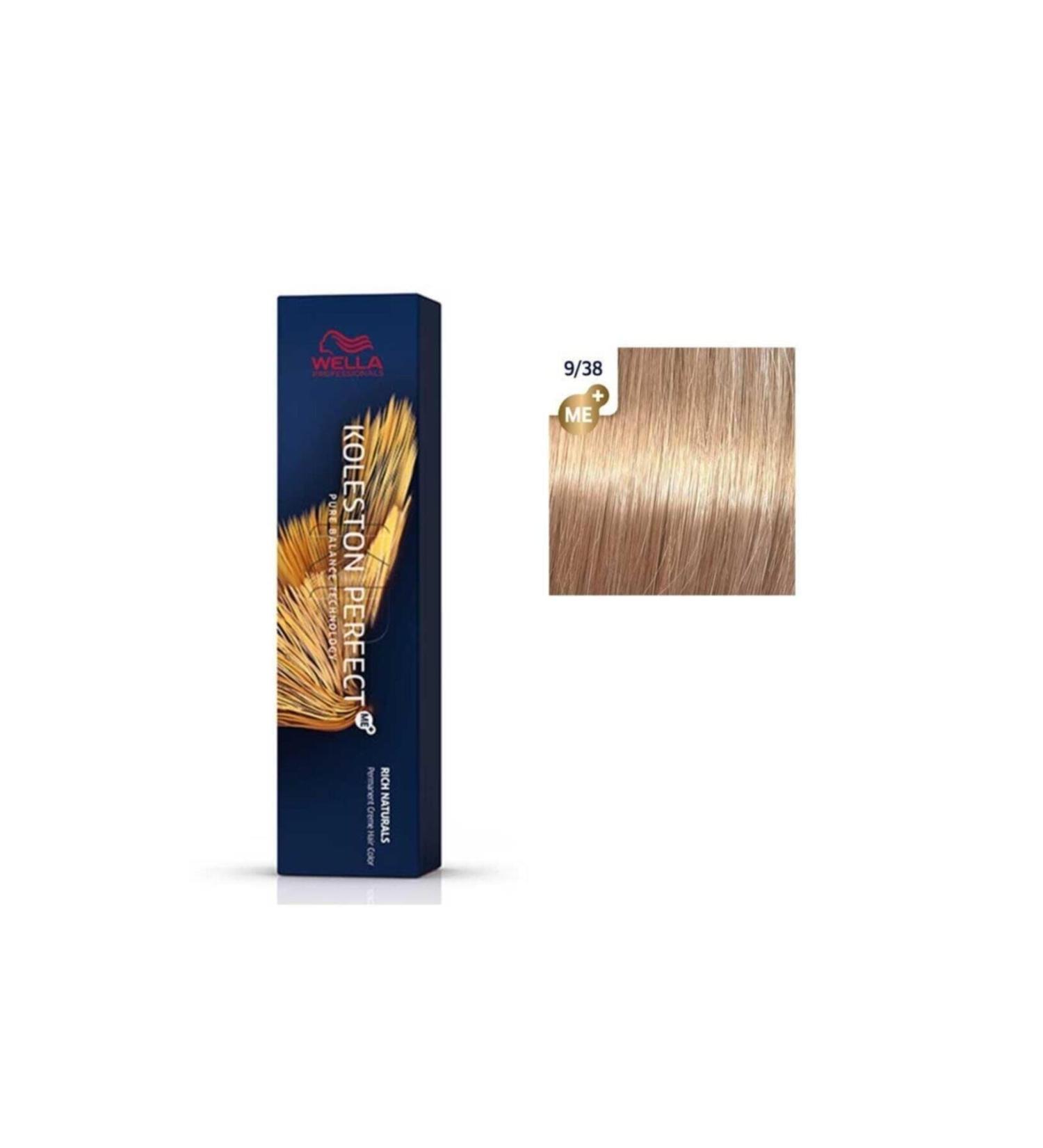 Wella Koleston Perfect Rich Naturals 9/38 Bright Blue Gold Permanent Hair Dye 60*ml..11154