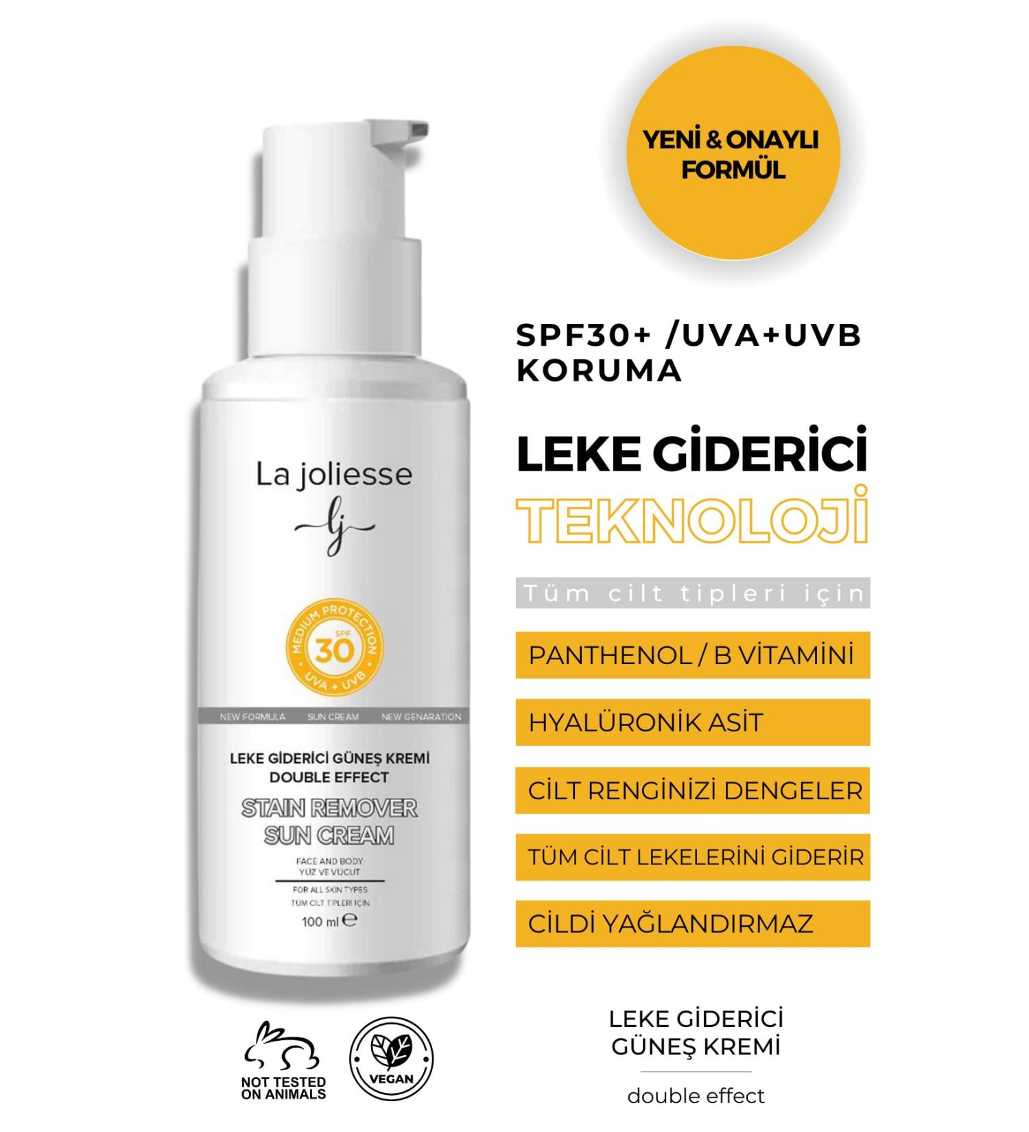 La Joliesse Face and Body Sun Cream Hyaluronic Acid Spf 30 100 ml - Buy Online on GoSupps.com