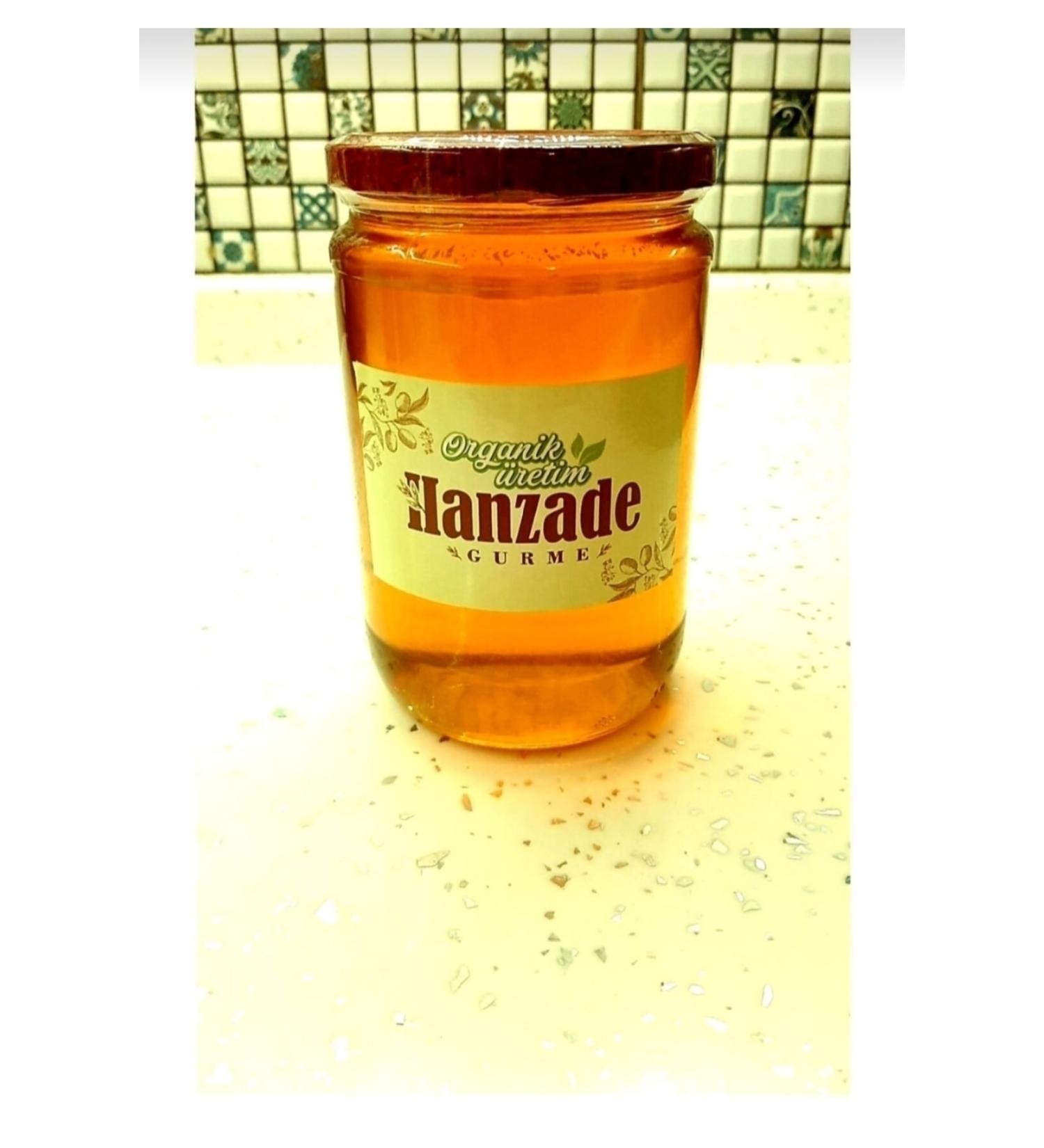 HANZADE GURME Tunceli Flower Honey 450 Gr Natural Additive-Free Organic