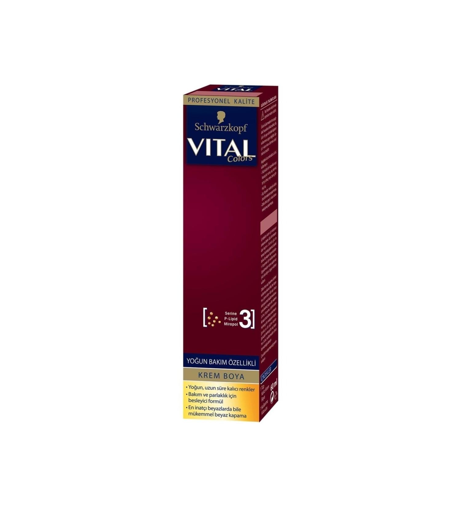 Vital Colors Hair Dye Dark Bronze Brown 5-68