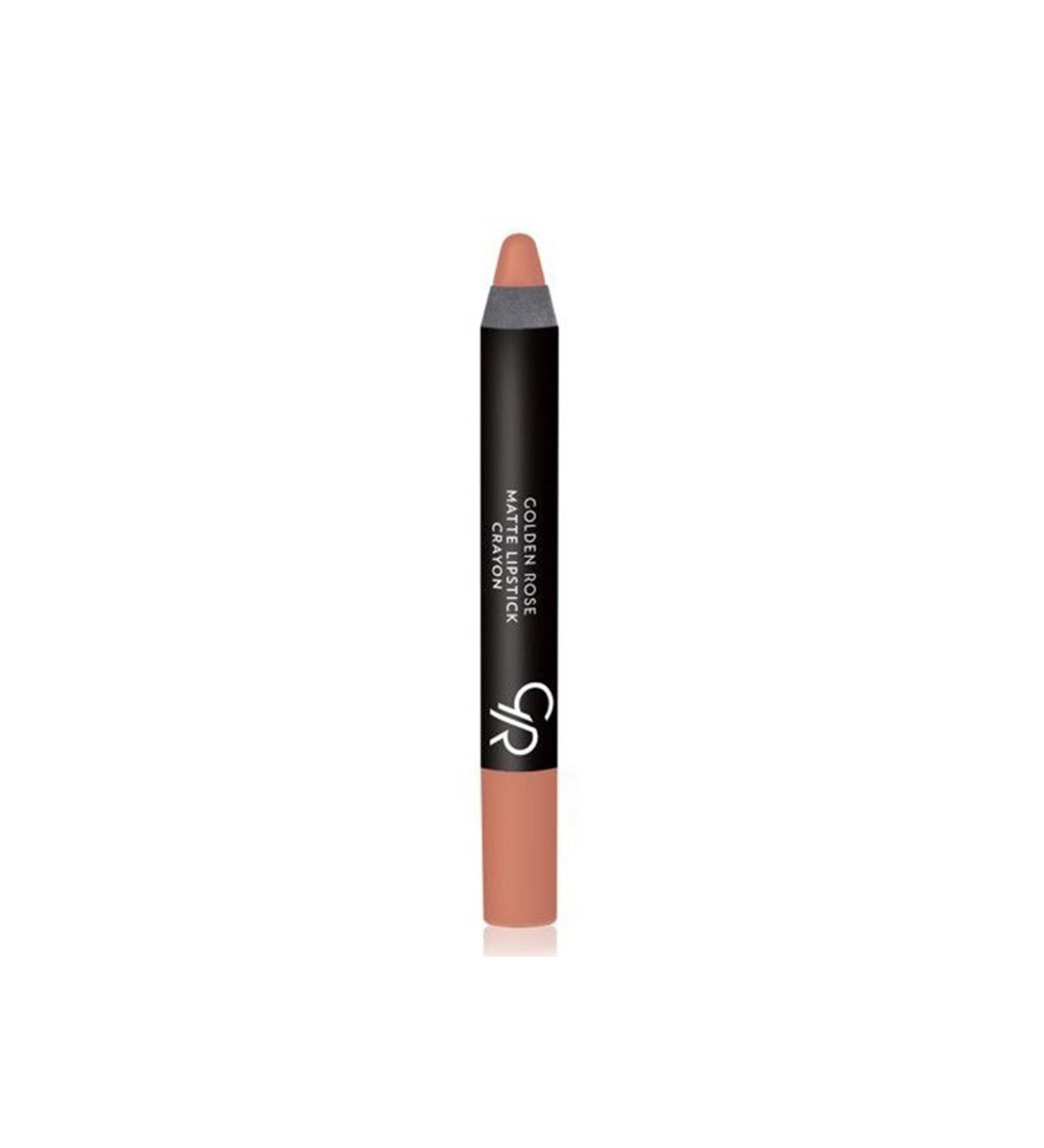 Golden Rose Matte Pencil Lipstick - Matte Lipstick Crayon No: 26