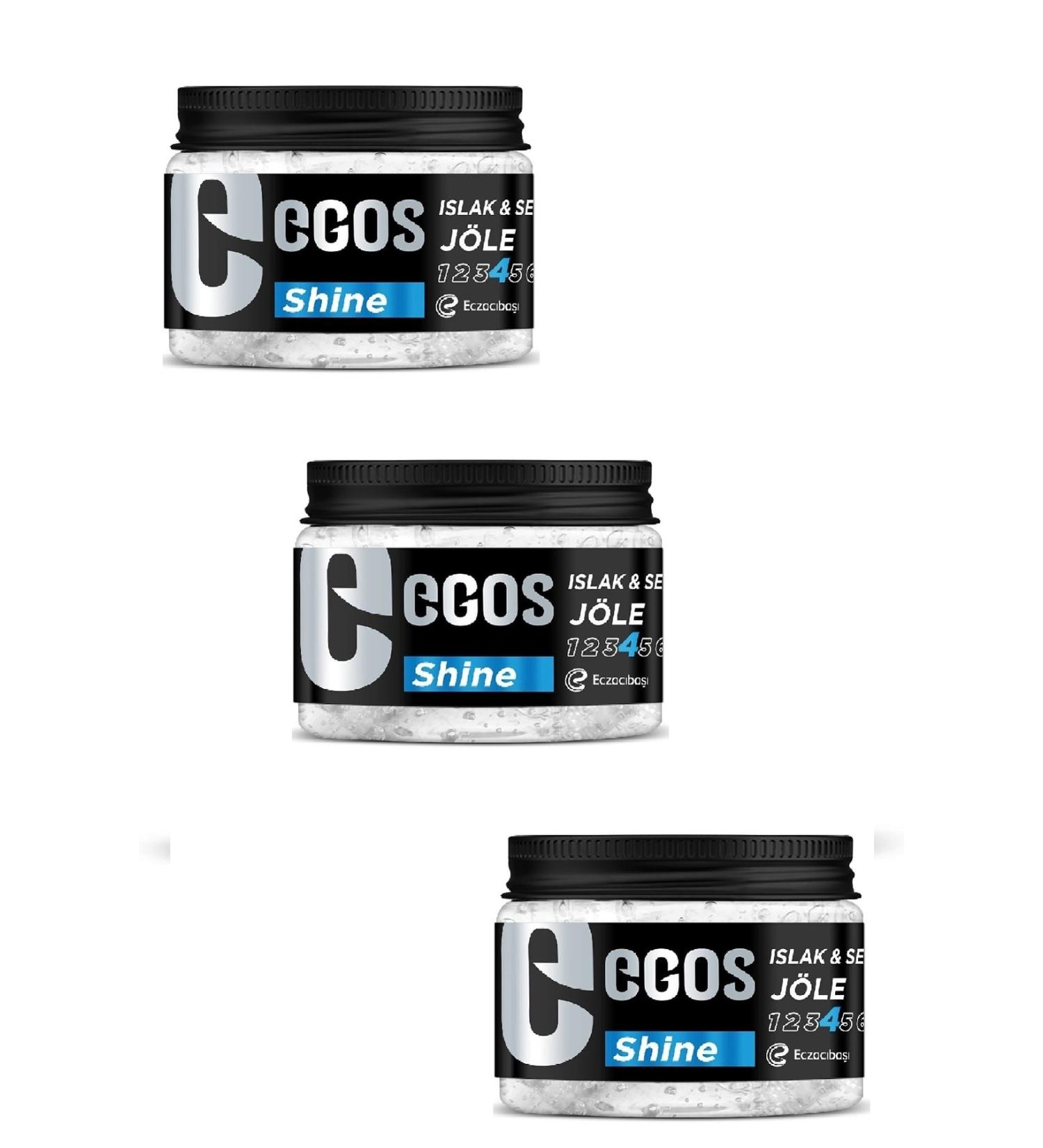 Egos Wet & Hard Jelly Shine No 4 400 Ml X 3 Pieces - Buy Online on GoSupps.com