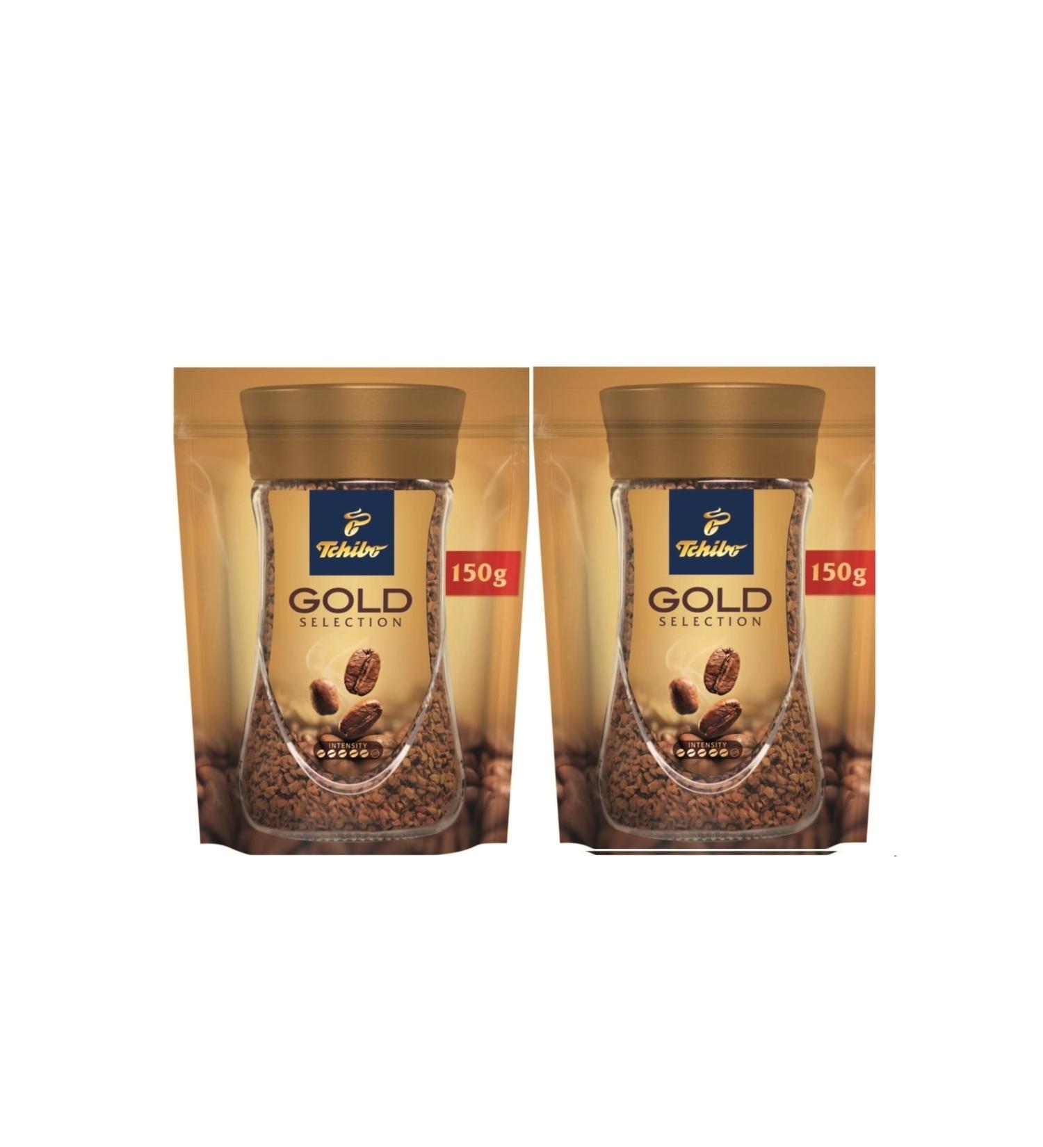 Tchibo Gold Selection Instant Coffee Economic Package 150 Gr 2-Piece