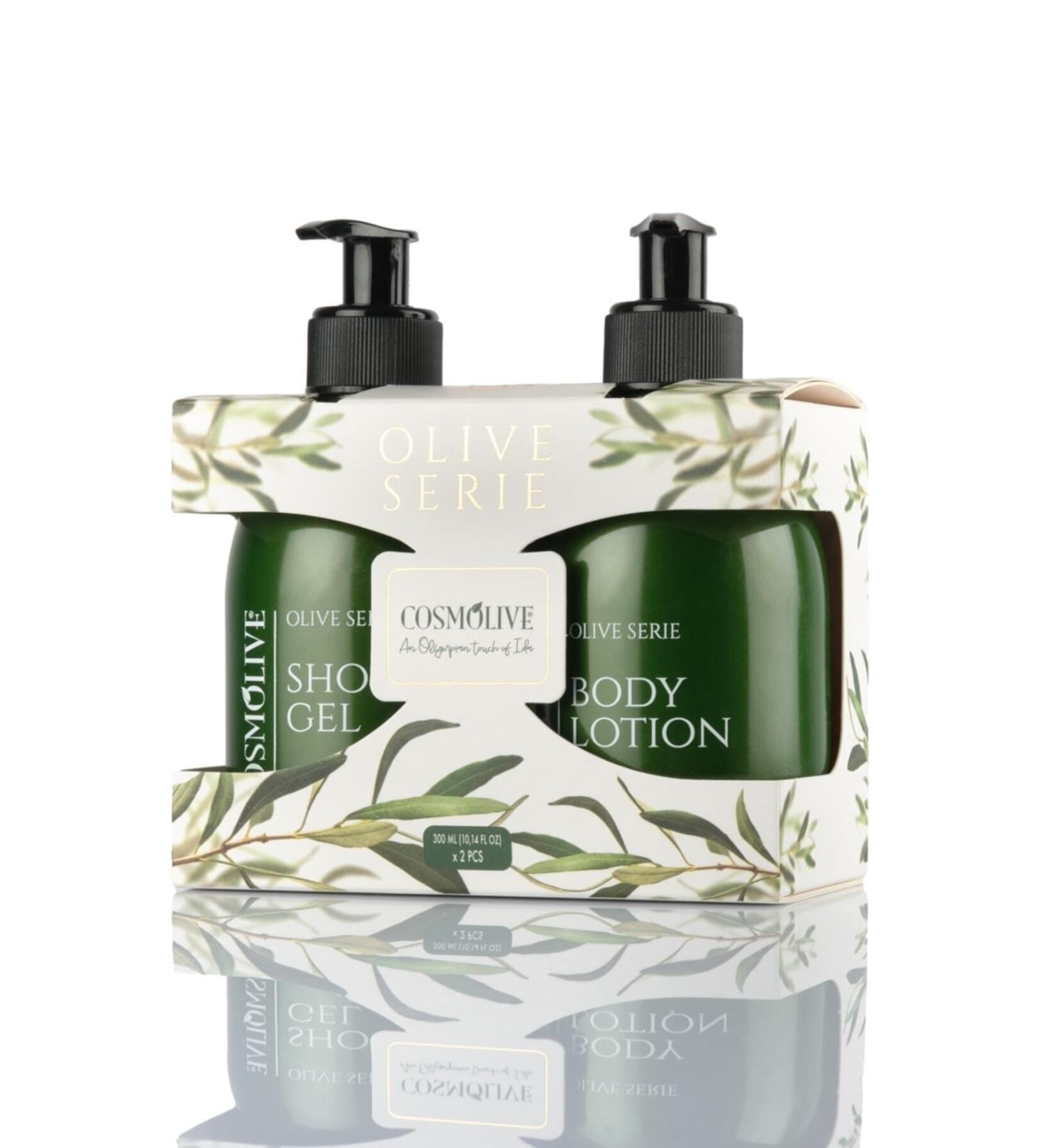 Cosmolive Olive Series Body Lotion & Shower Gel 2 Piece Set 300 Ml