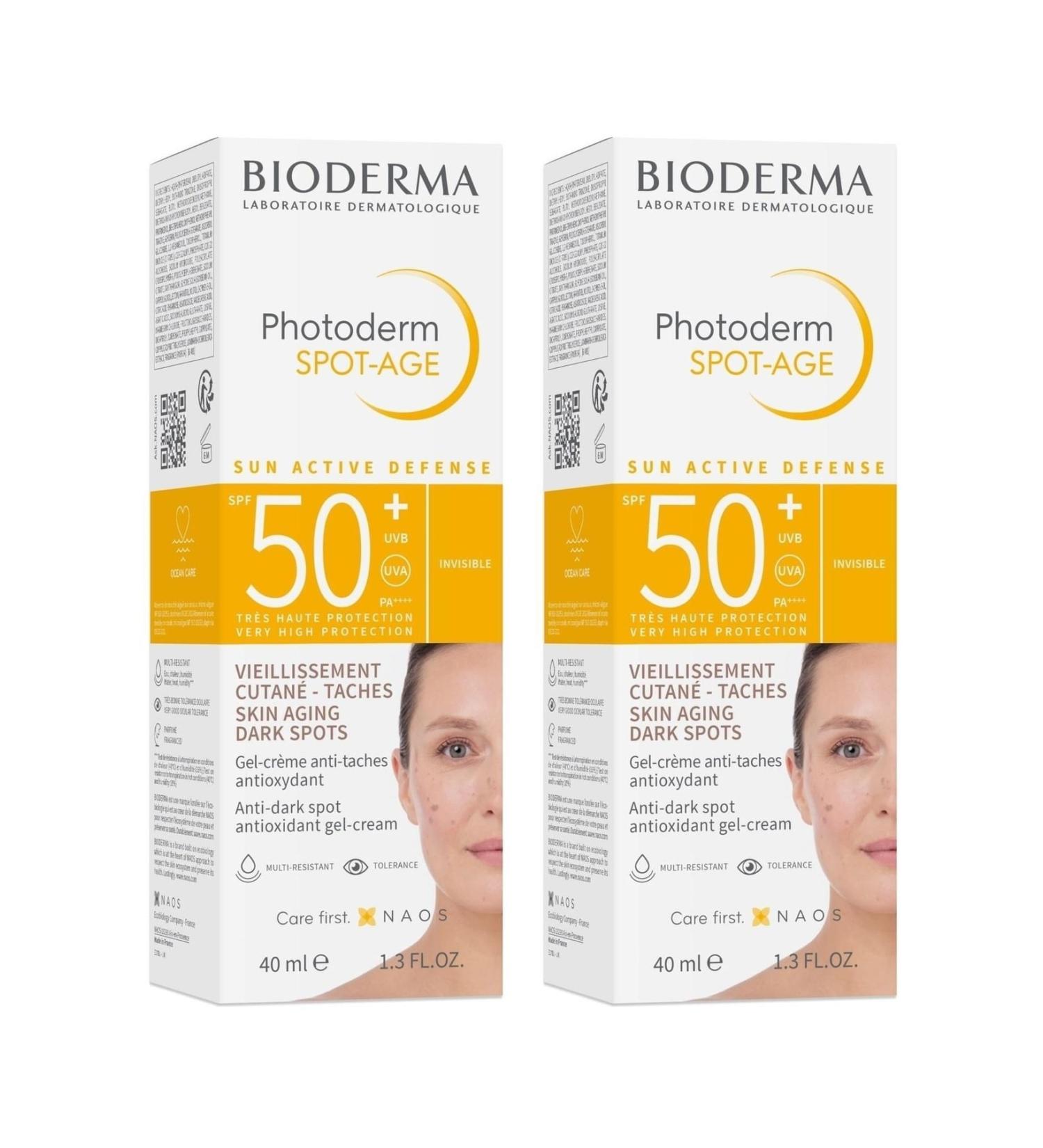 Bioderma Photoderm Spot-age Spf50+ 40 Ml 2 Pieces