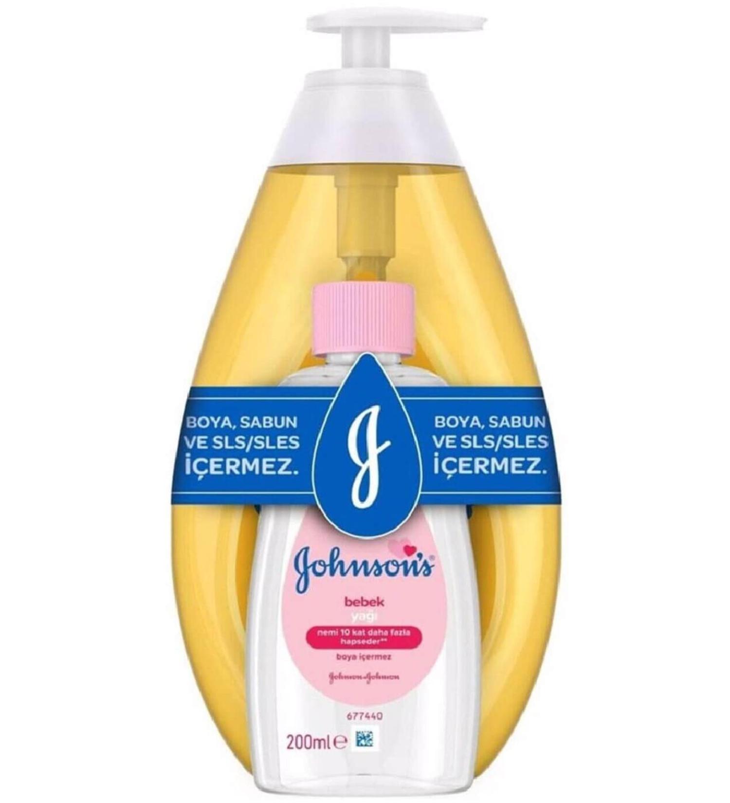 Johnson's Baby Johnson's Baby Shampoo 750 Ml Baby Oil 200 Ml 950 Ml