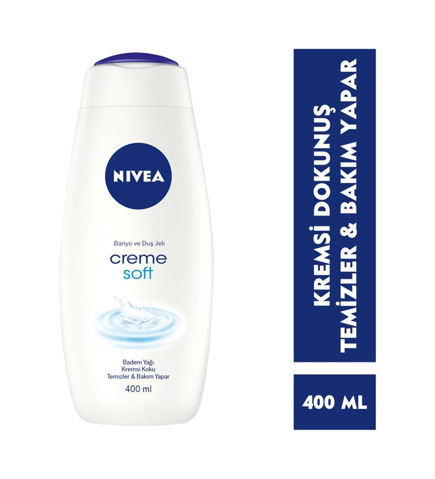 NIVEA Creme Soft Creamy Touch Bath and Shower Gel 400ml