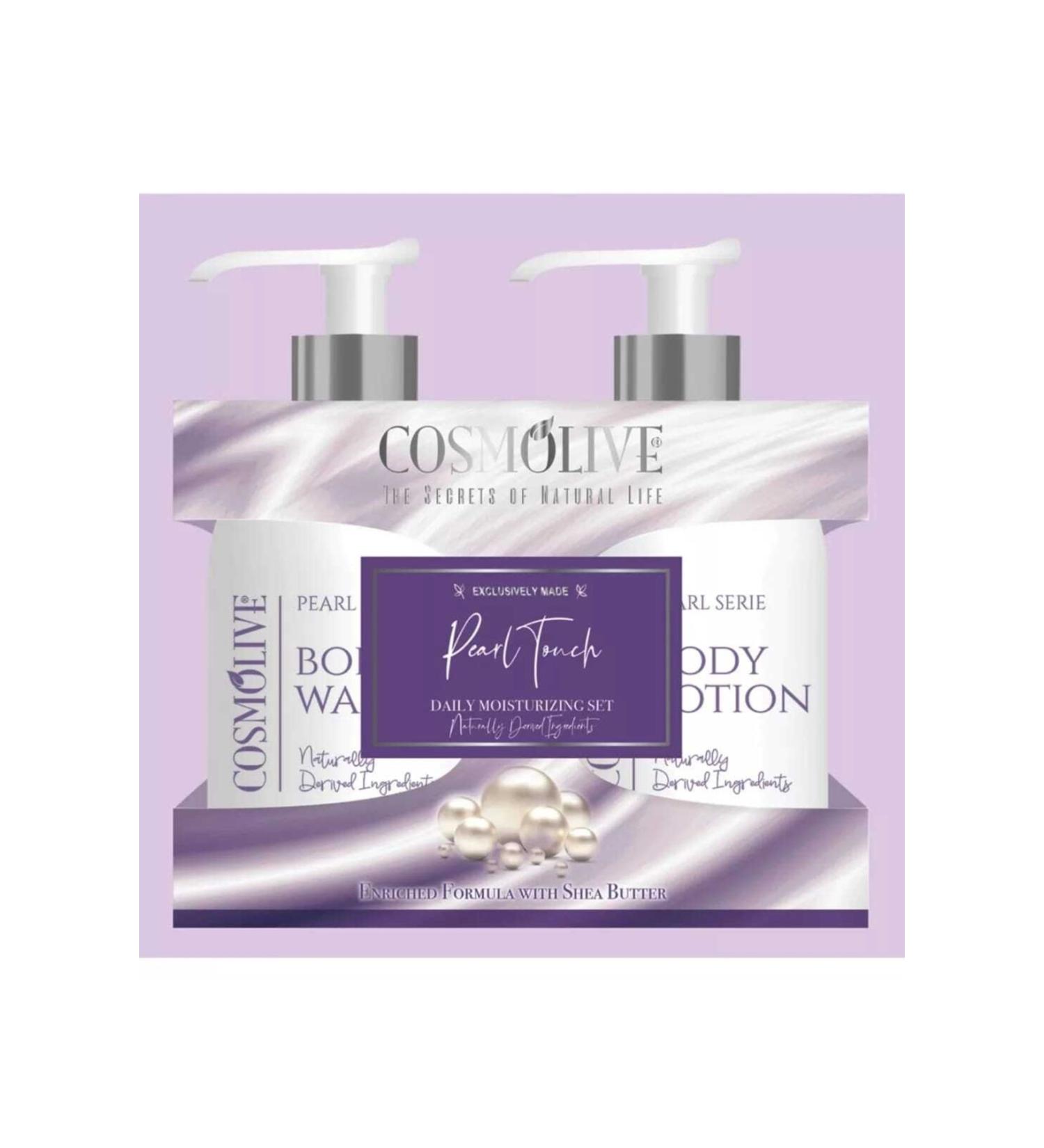 Cosmolive Pearl Series Body Lotion & Shower Gel 300 Ml