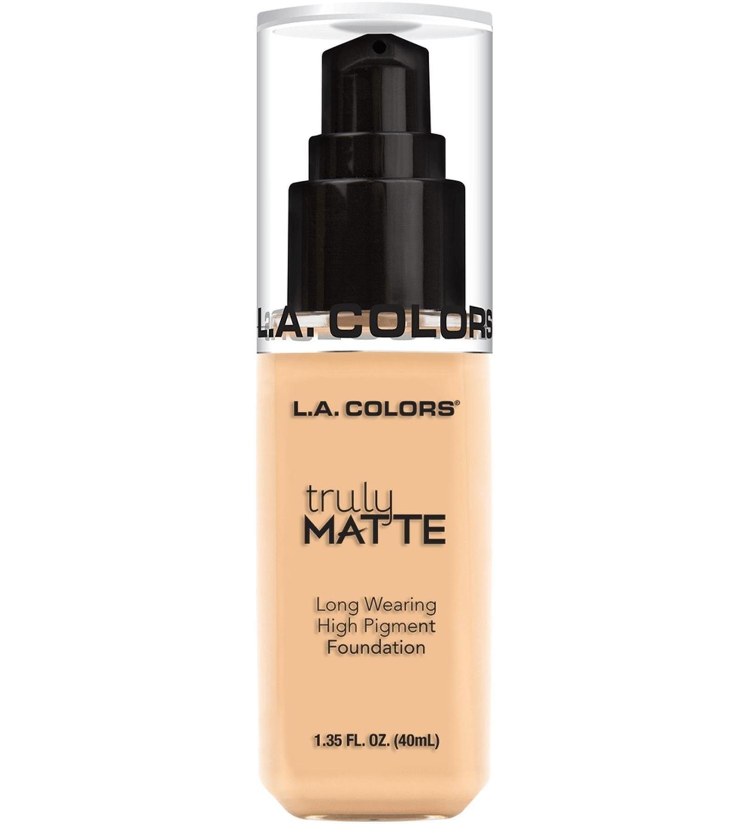 LA Colors La Colors Truly Matte Foundation Porcelain - Buy Online on GoSupps.com
