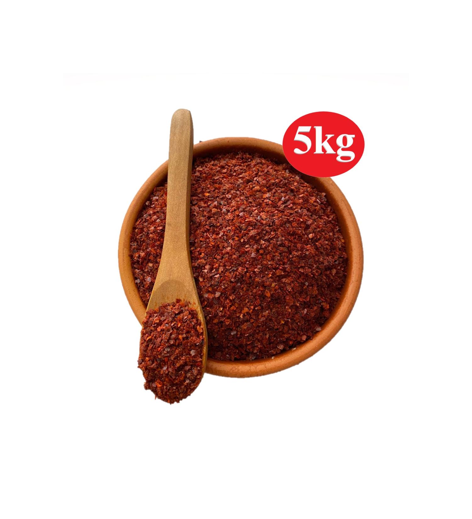 Irfan Local Silk Pepper Additive-Free Homemade Hot 5000 Gr