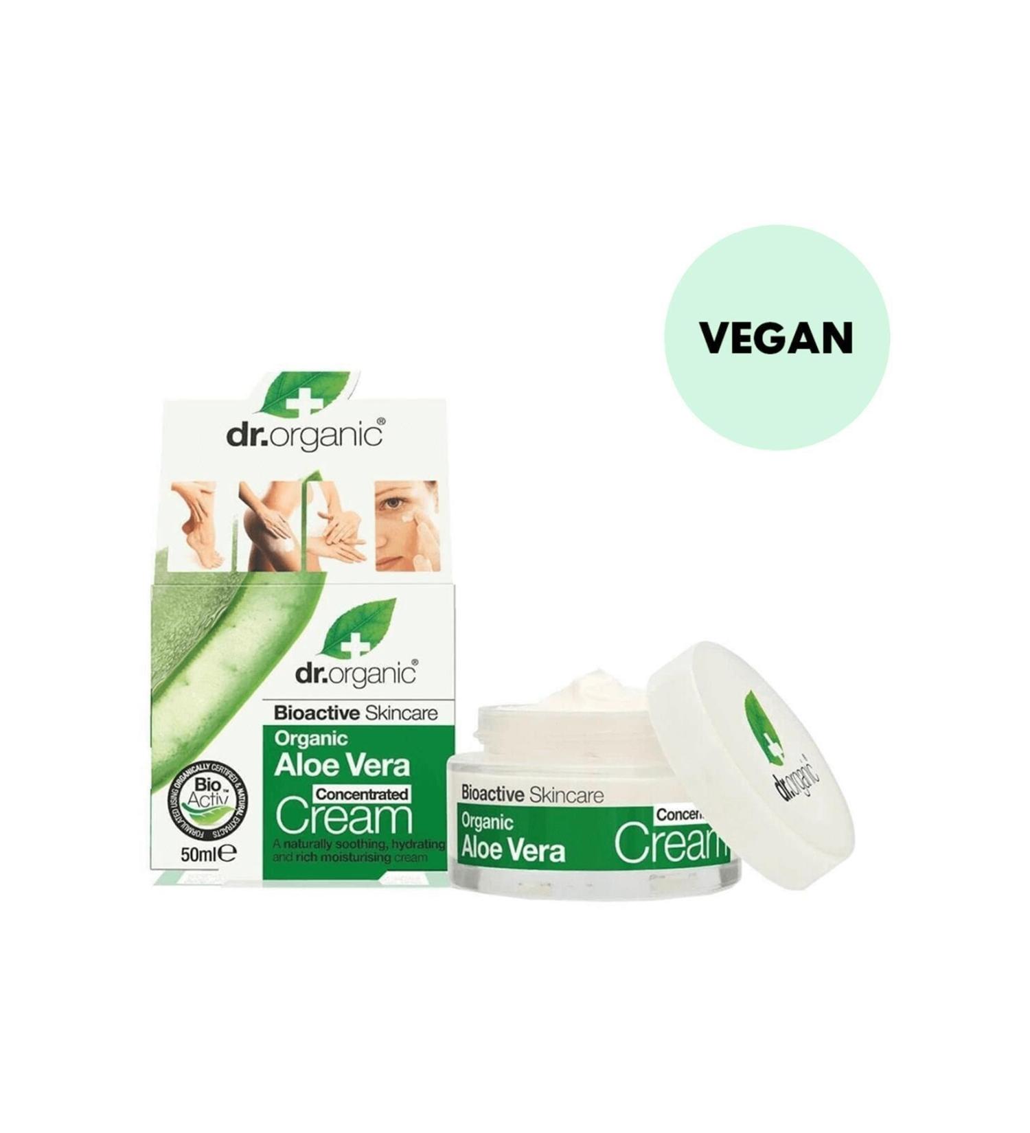 Dr. Organic Aloe Vera Cream 50 Ml Face Cream - Buy Online on GoSupps.com