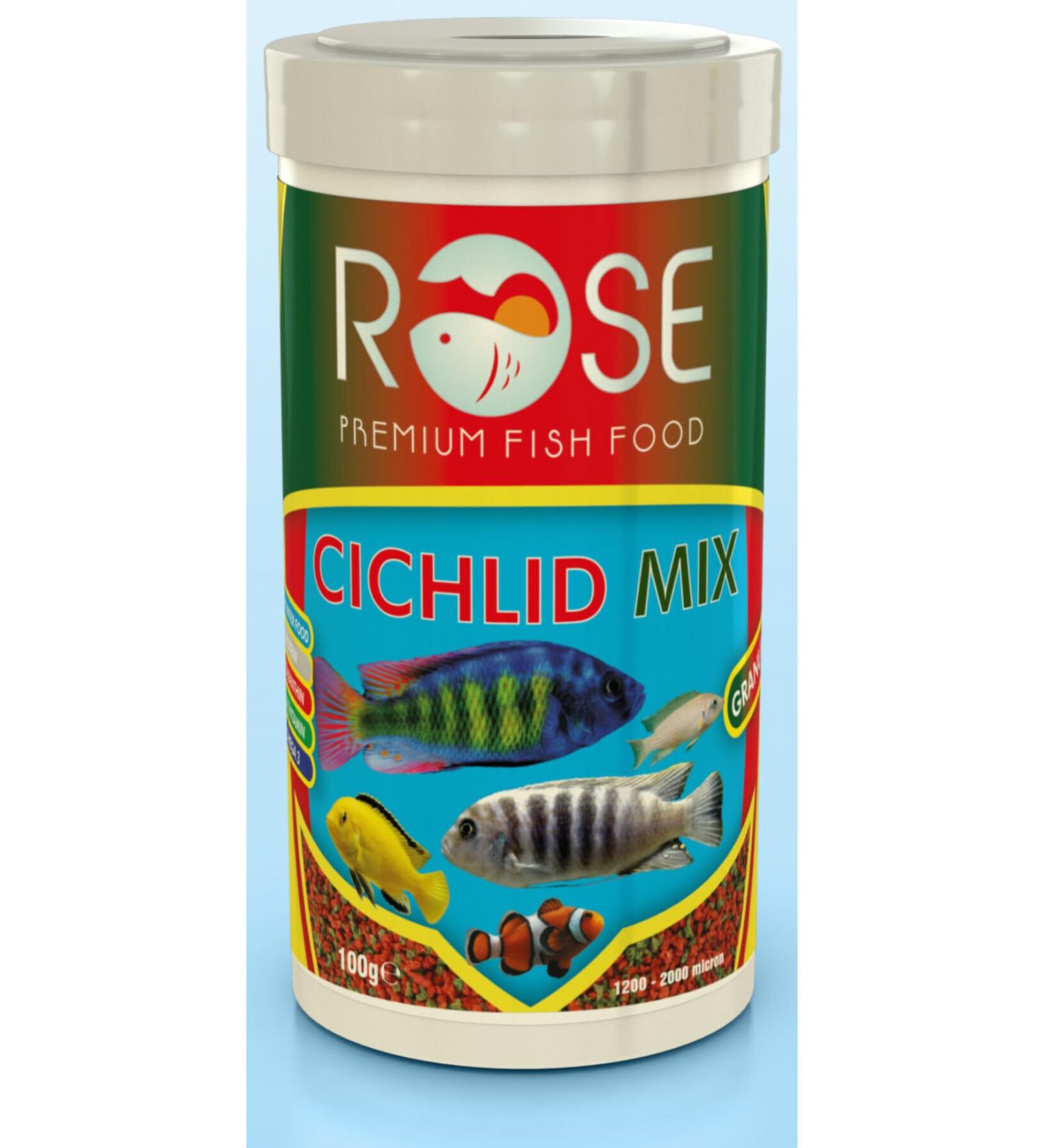 Rose Cichlid Mix Granulate 250 ml Aquarium Fish Food