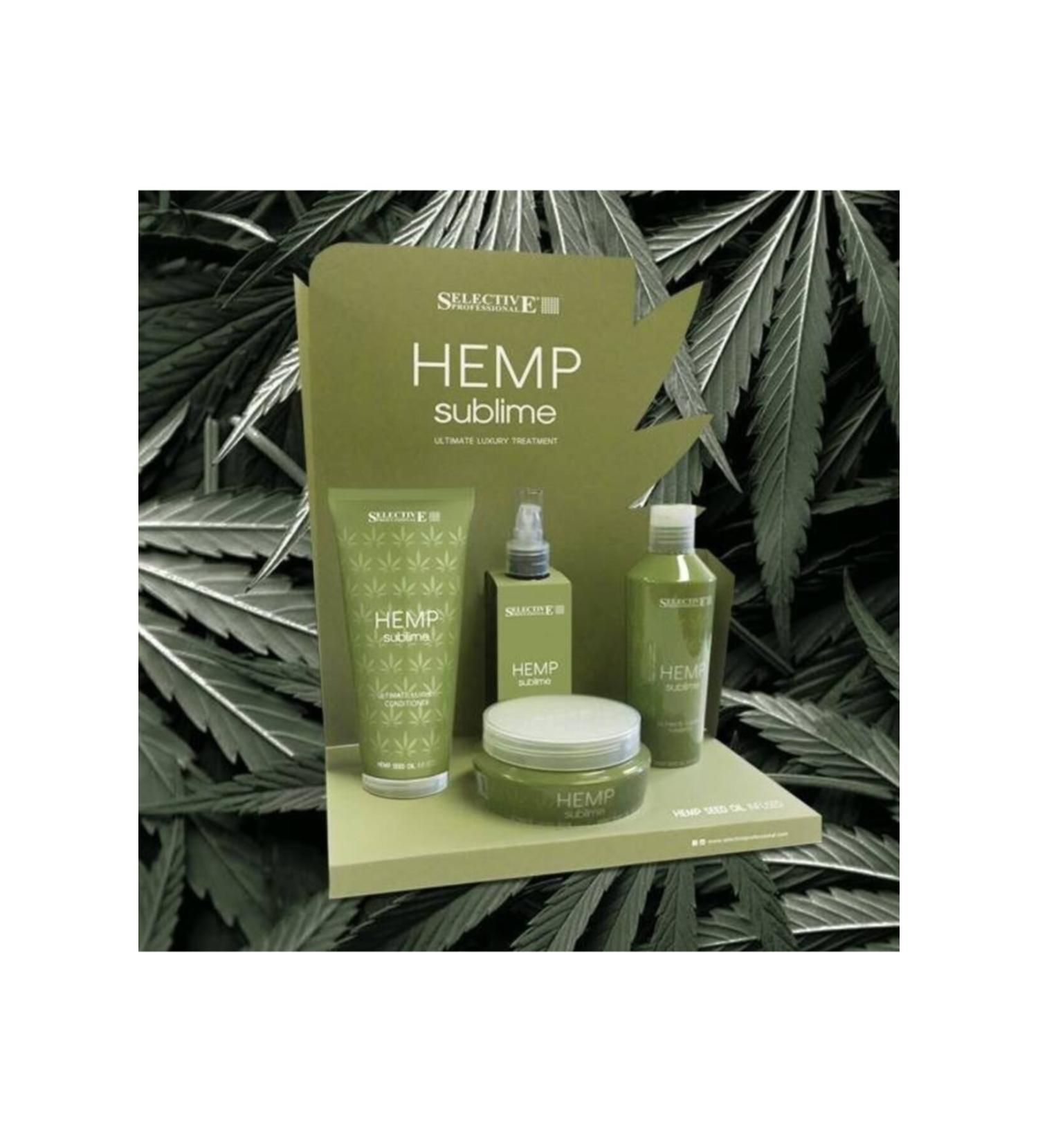 Selective Professional Quadruple Selective Hemp Series Shampoo + Cream + Mask + Serum - Buy Online on GoSupps.com