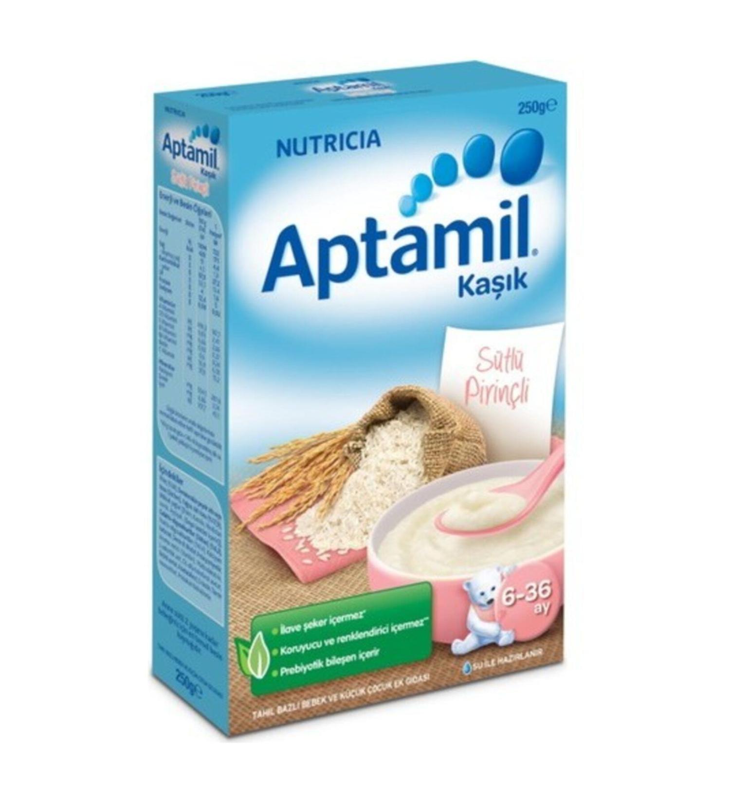 Aptamil Milk Rice Spoon Food 250 gr