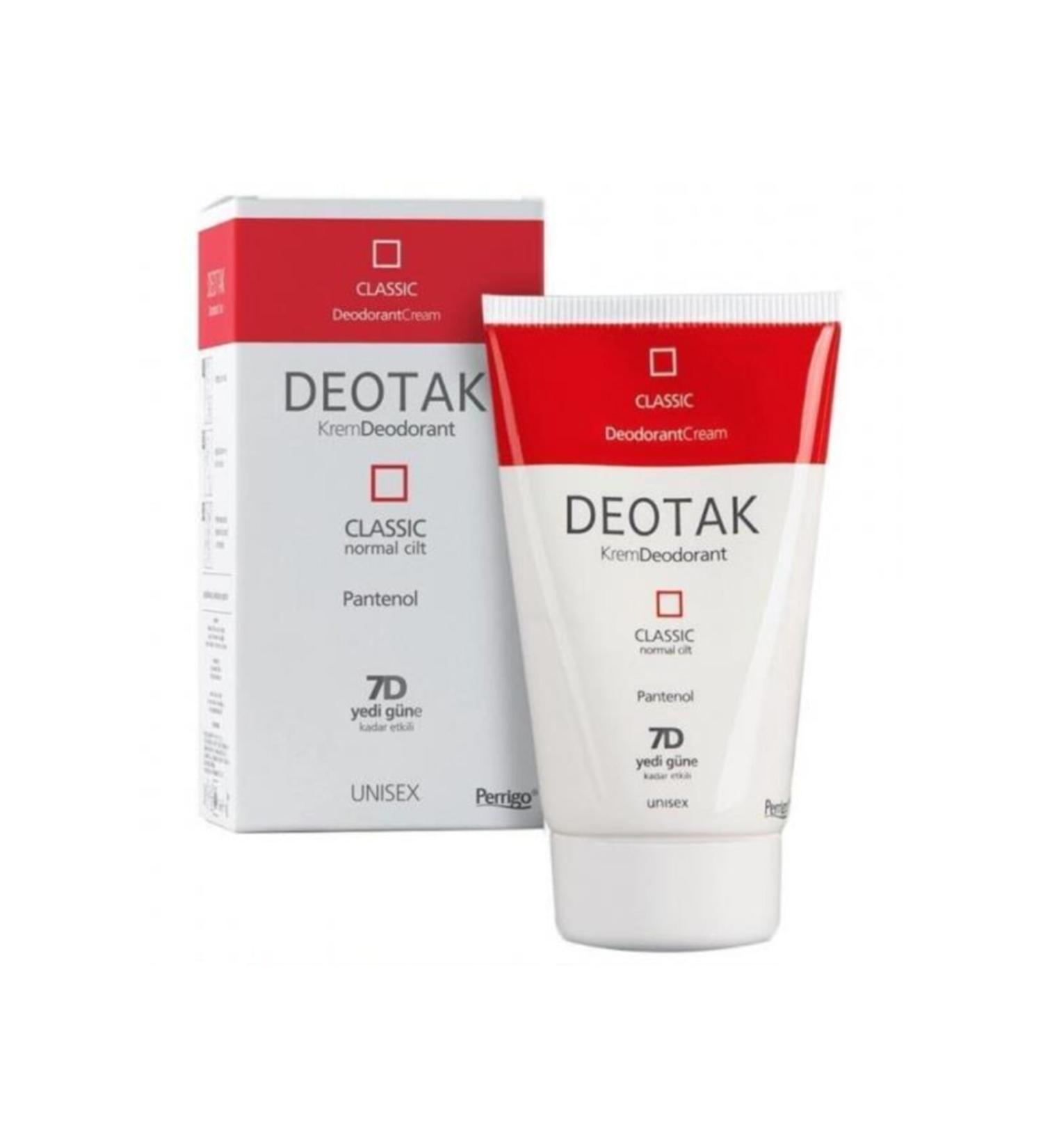 Deotak Deodorant Cream Classic 35ml | Normal Skin
